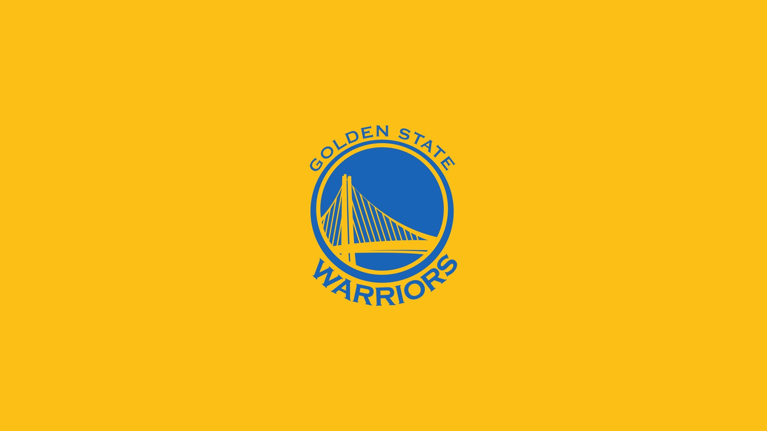 Golden State Warriors: The club plays its home games at the Chase Center, NBA. 2560x1440 HD Background.