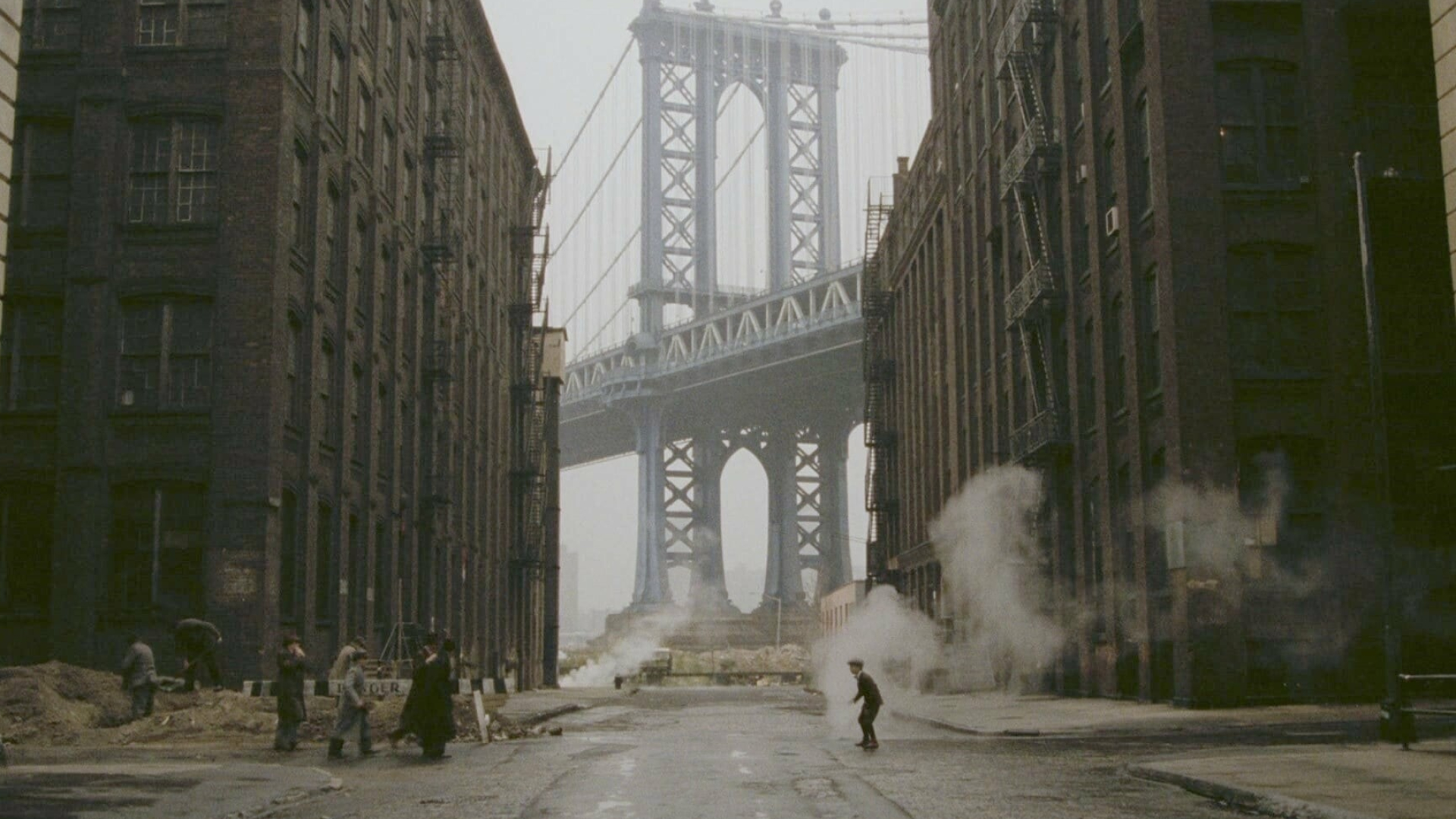 Once Upon a Time in America: The final film directed by Sergio Leone before his death five years later. 1920x1080 Full HD Background.