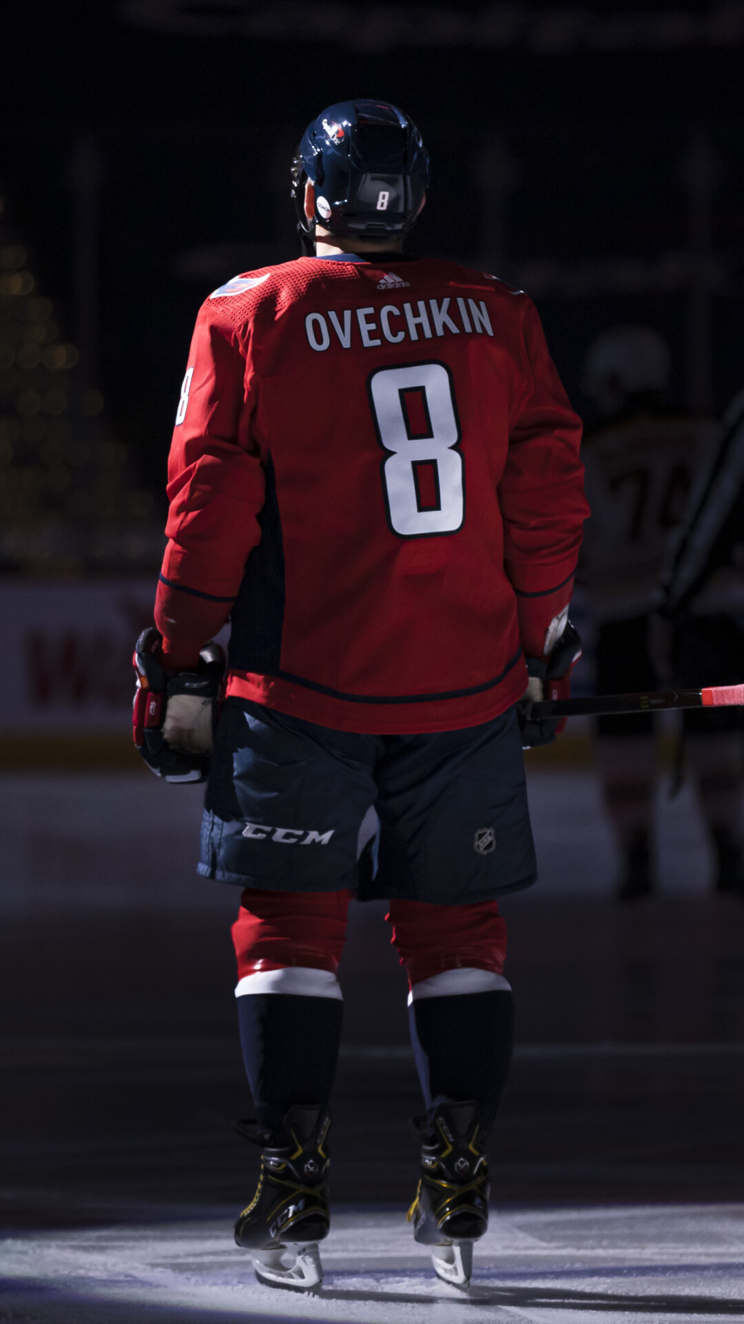 Alexander Ovechkin, Eishockey-Action, Atemberaubende Momente, Emotionales Spiel, 1080x1920 Full HD Handy