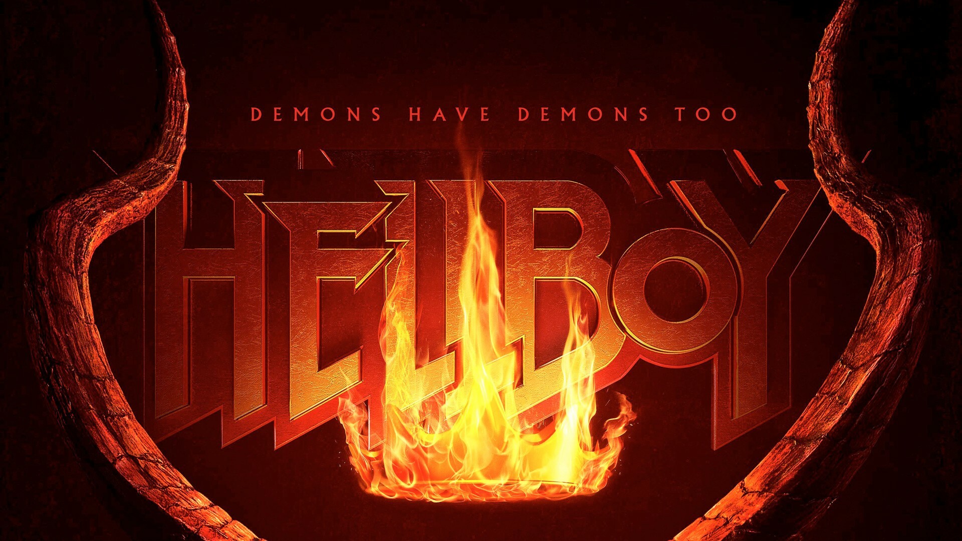 Hellboy 2019: Filmhintergrund, Filmplakat, 1920x1080 Full HD Desktop