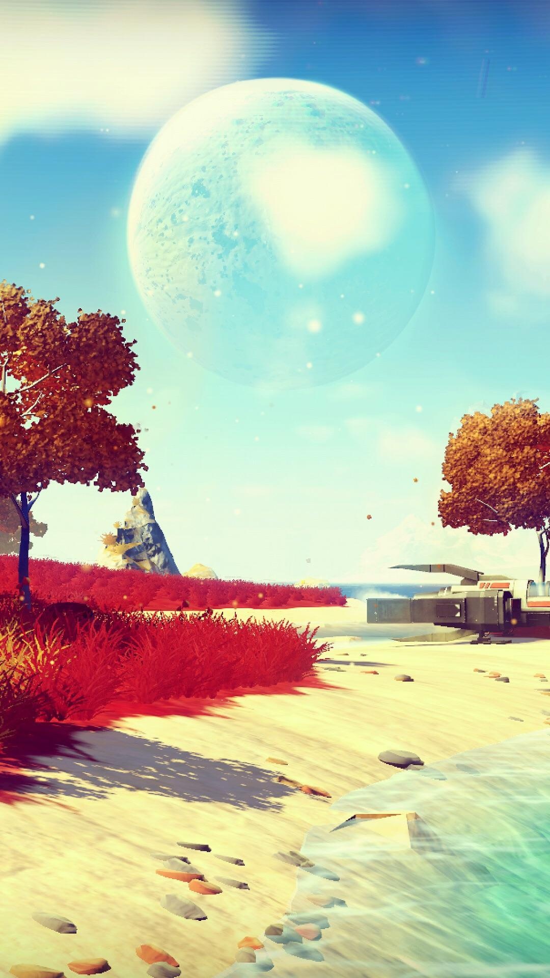 Phone wallpapers for No Man's Sky, Stunning mobile backgrounds, HD gaming imagery, Captivating visuals, 1080x1920 Full HD Phone