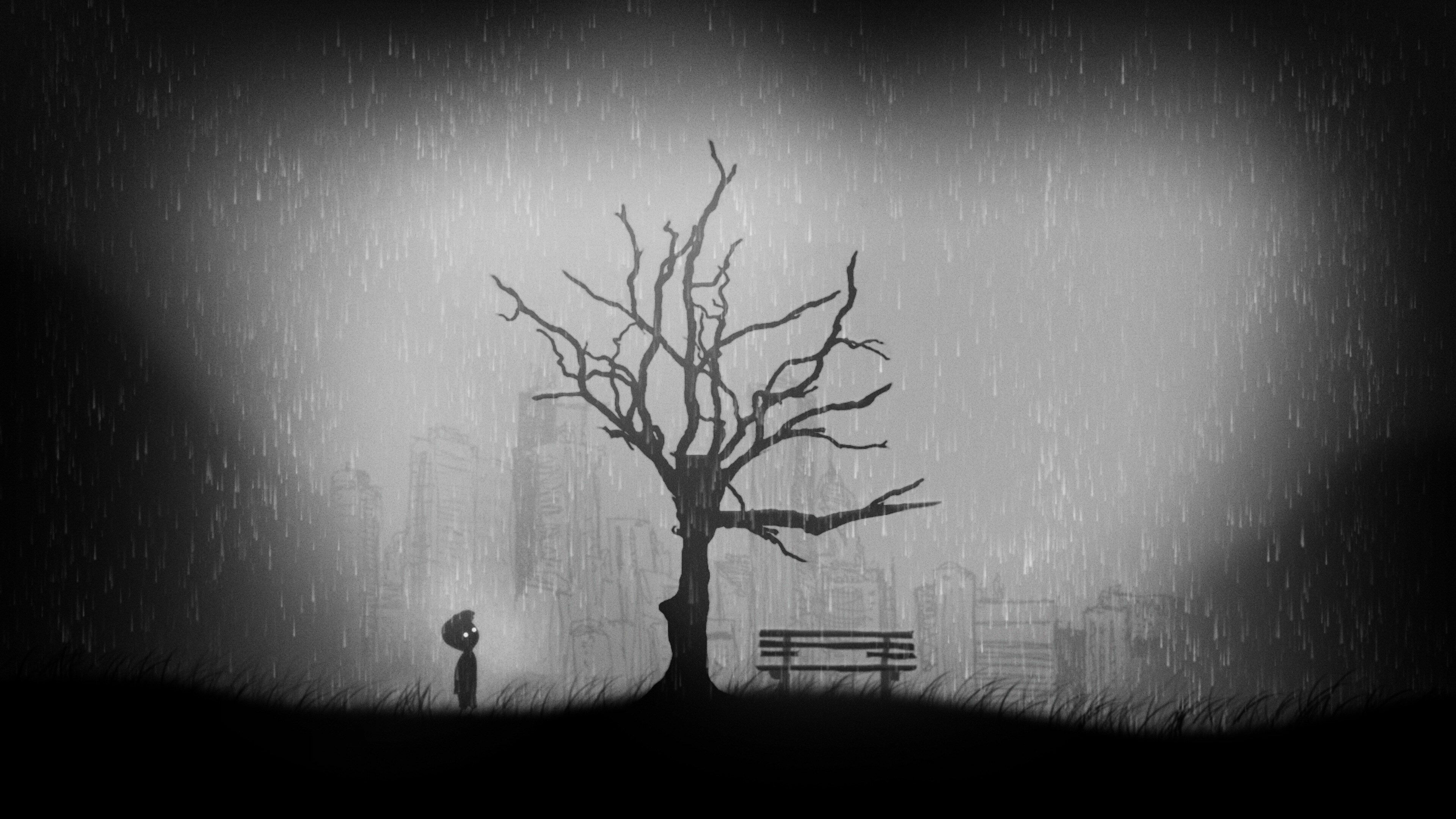 Limbo: A puzzle-platform video game developed by independent studio Playdead. 3840x2160 4K Background.