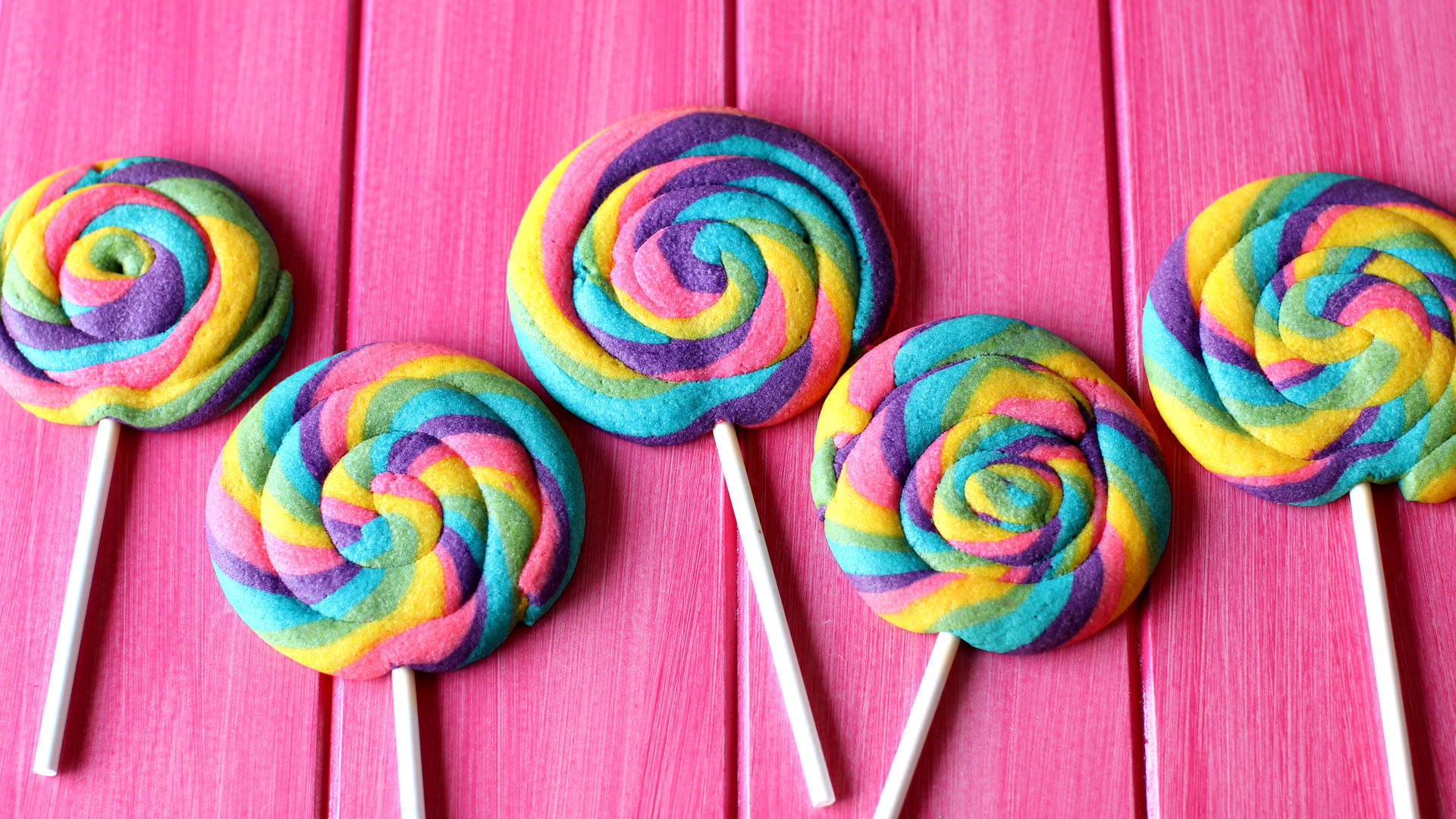 Lollipop wallpaper, Sweet indulgence, Colorful delight, Sugary treat, 1920x1080 Full HD Desktop