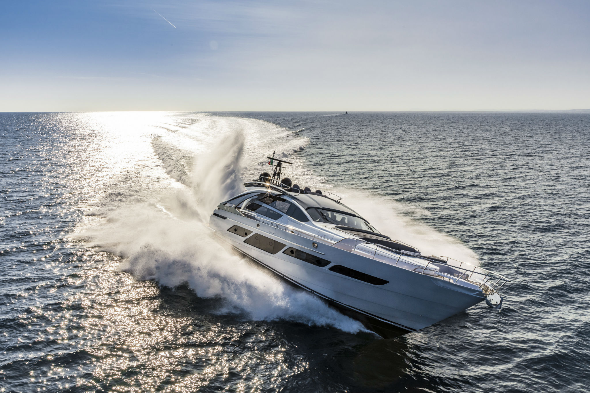 Pleasure Boat: Pershing 9X, Luxury yacht, Speed motor vessel, Ocean. 2050x1370 HD Wallpaper.
