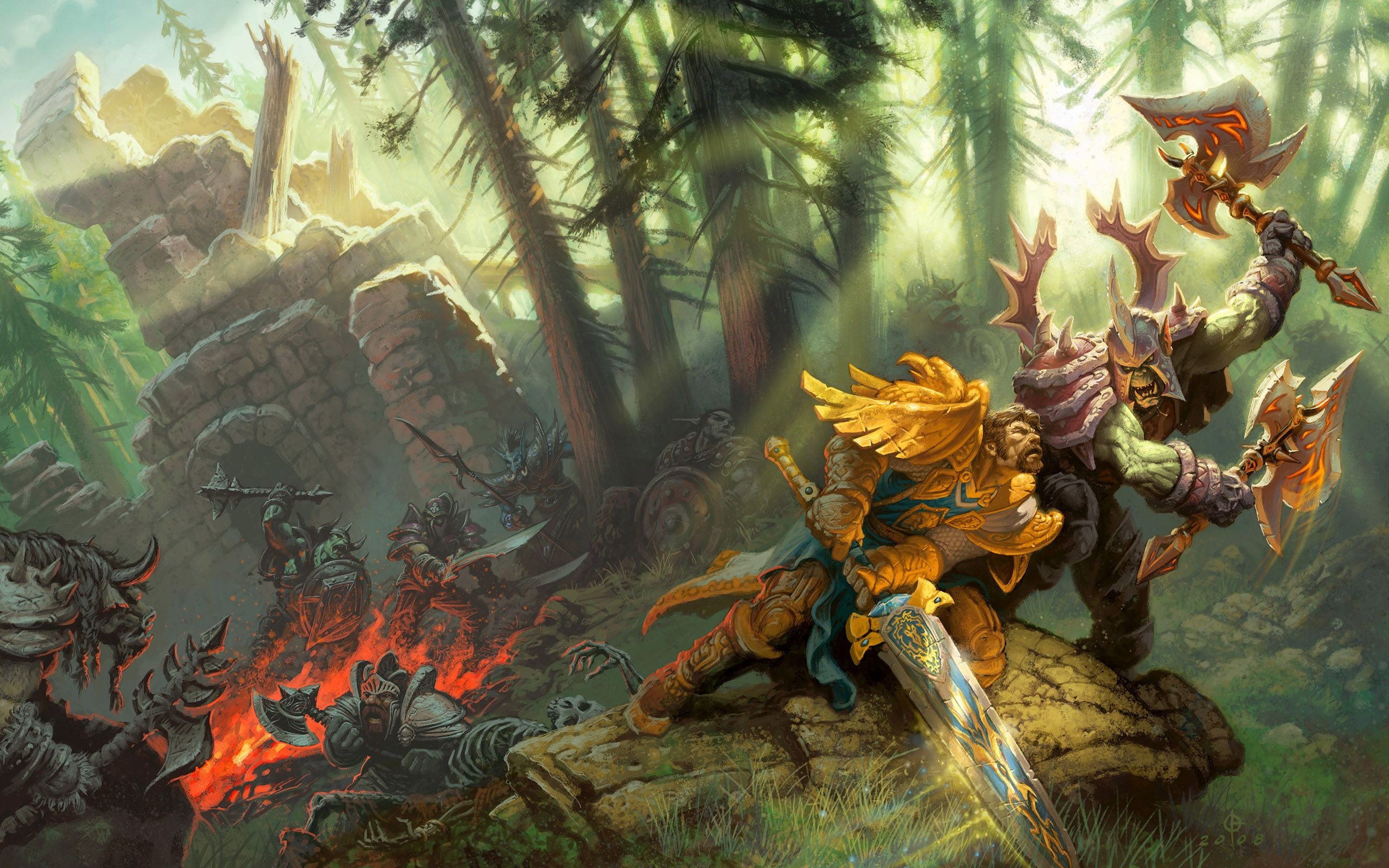 Horde, World of Warcraft, Fantasy inspiration, Faction dedication, 2560x1600 HD Desktop