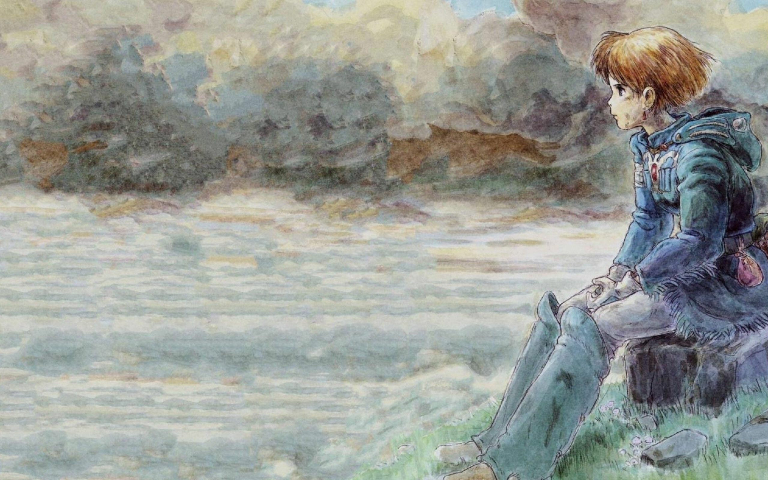 Nausicaa of the Valley of the Wind: Warrior and pacifist Princess, 1,000 years after the Seven Days of Fire. 2560x1600 HD Wallpaper.