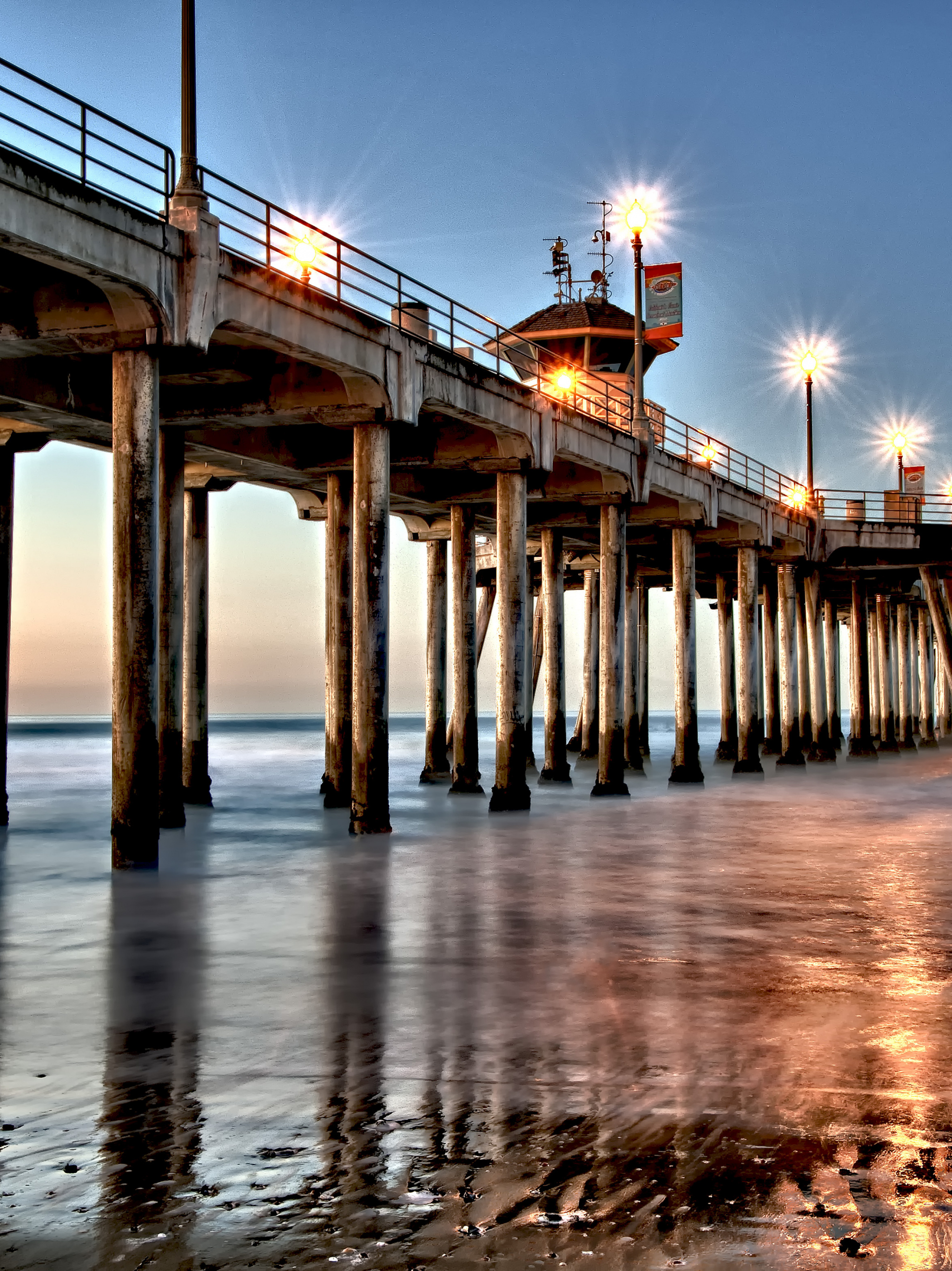 Huntington Beach, Travels, Pier at Huntington Beach CA, Beautiful scenery, 2050x2740 HD Phone