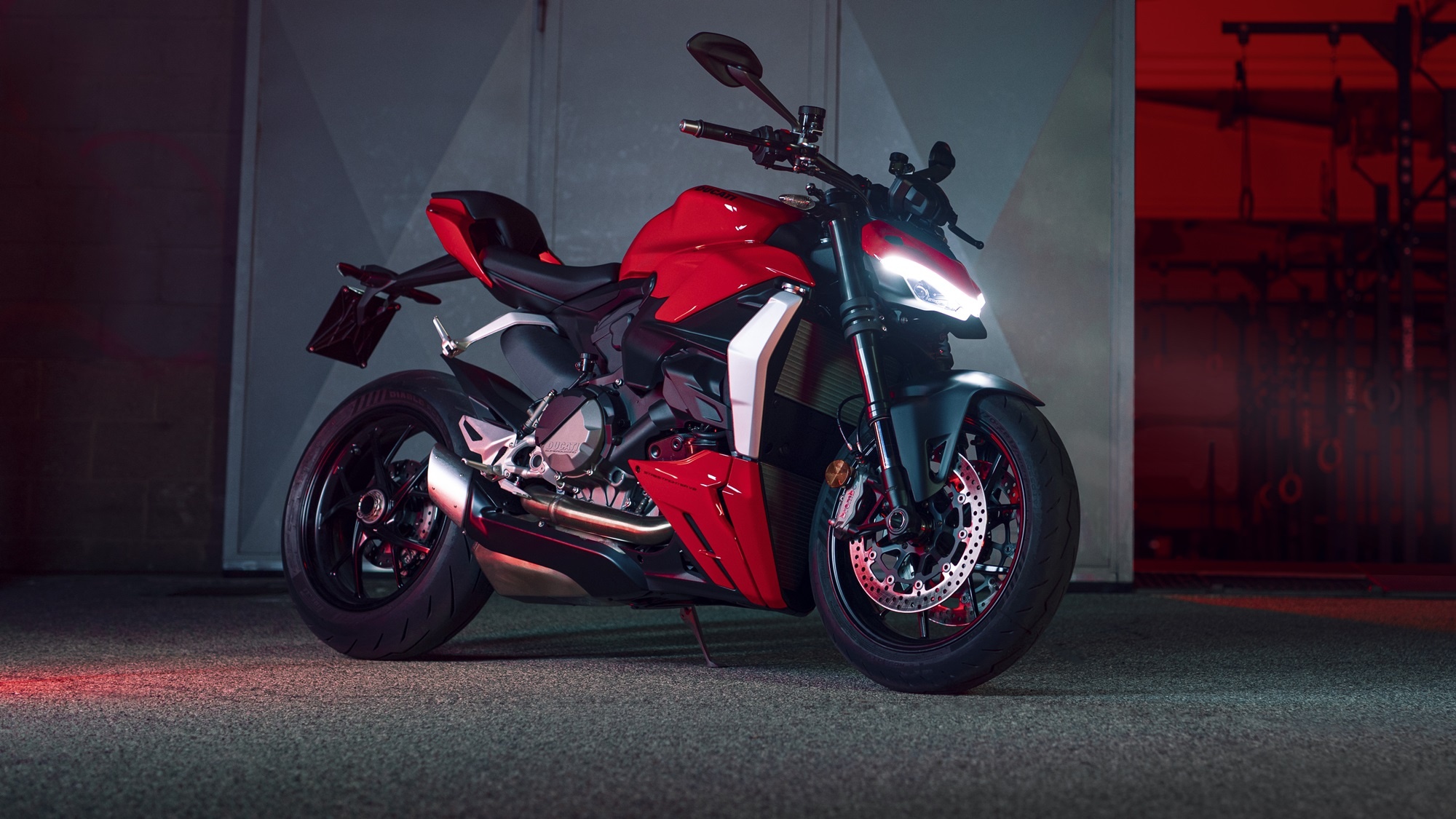 Ducati Multistrada V2, Streetfighter series, Powerful motorcycles, Exciting announcements, 2000x1130 HD Desktop