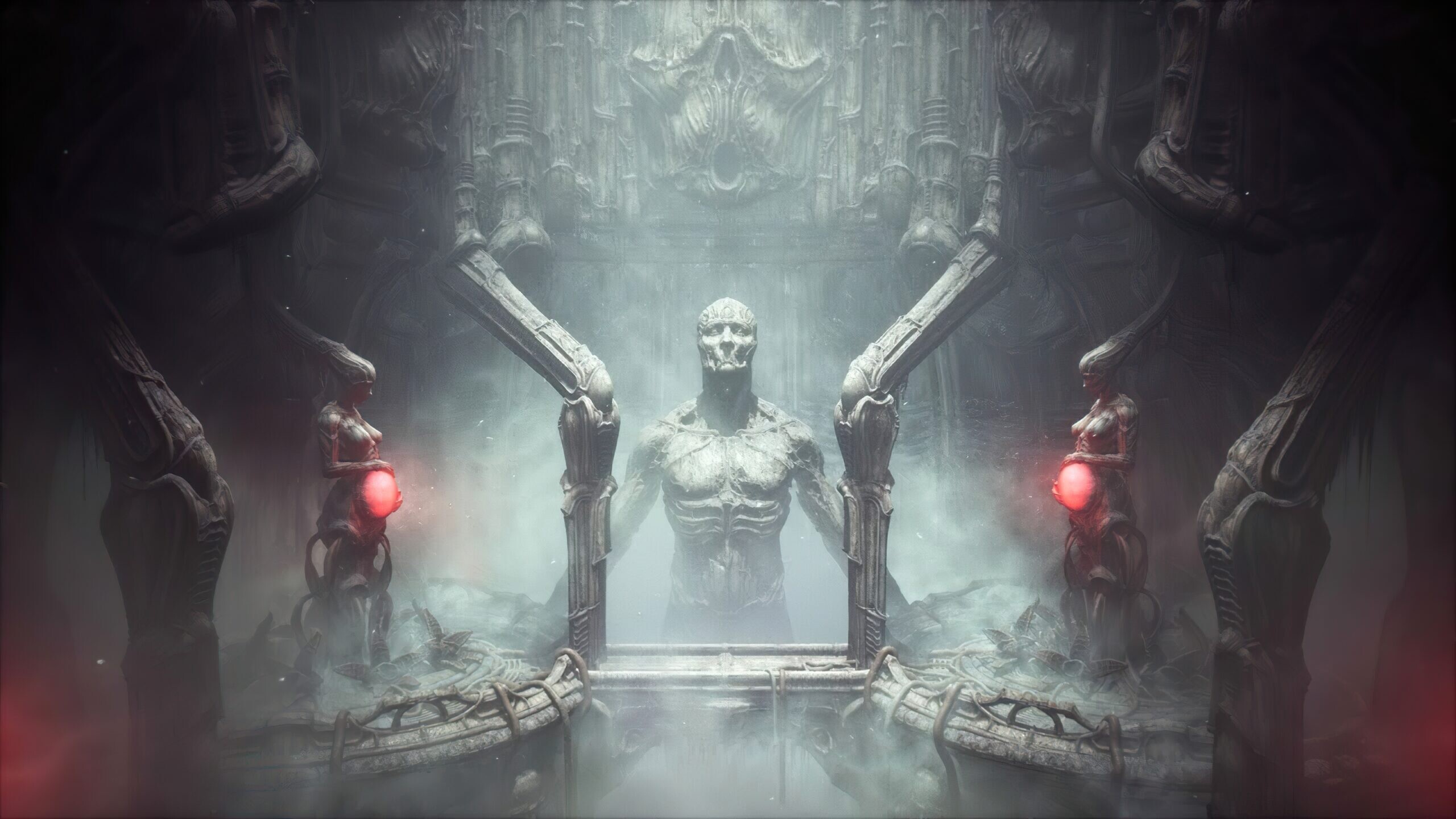 H.R. Giger: FPS, Indie Game, Survival Horror Genre, Upcoming 2022. 2560x1440 HD Background.