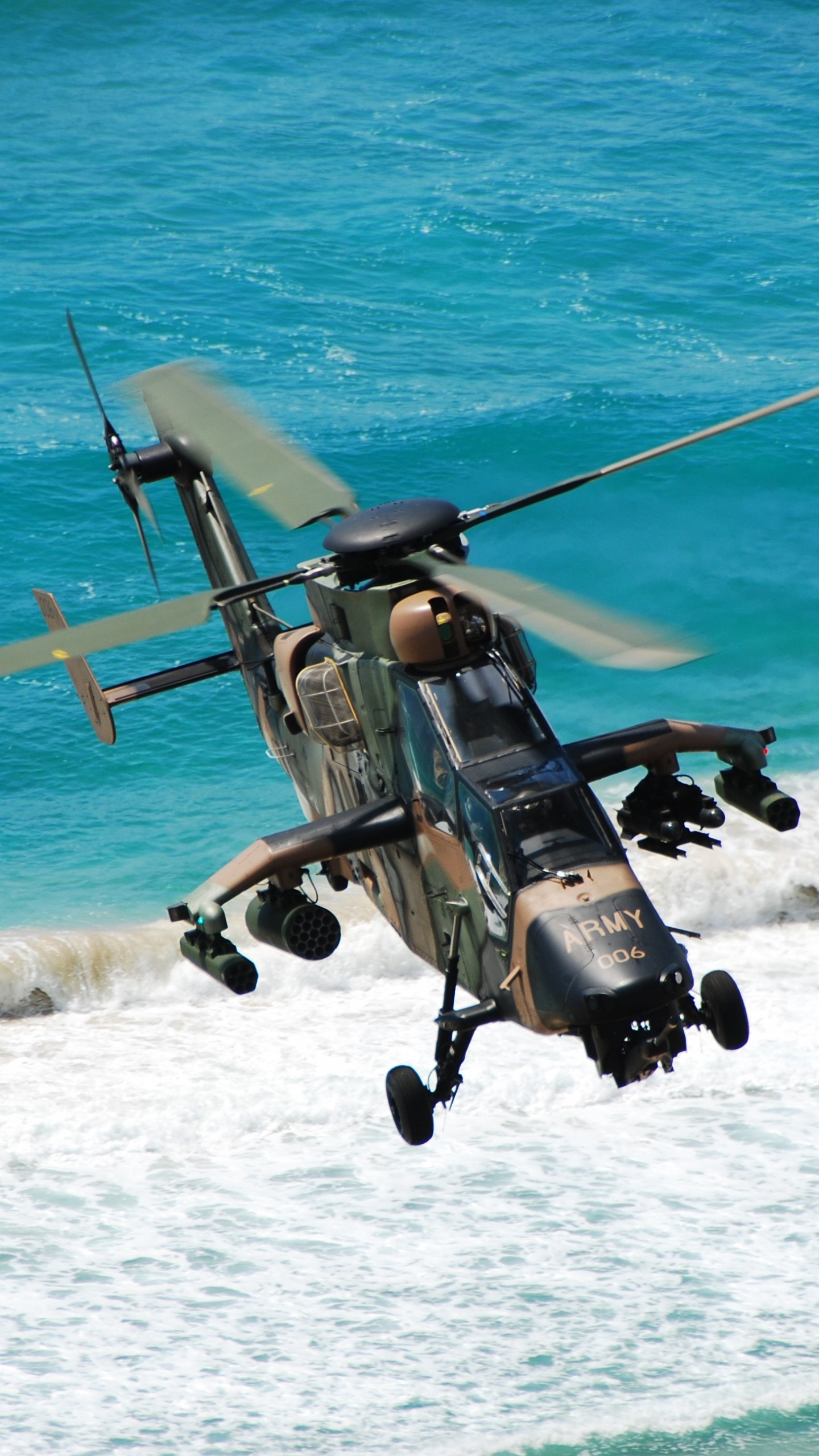 Wallpaper Eurocopter Tiger, attack helicopter, French Air Force, Australian Air Force, German Air Force, Military #12512 1440x2560