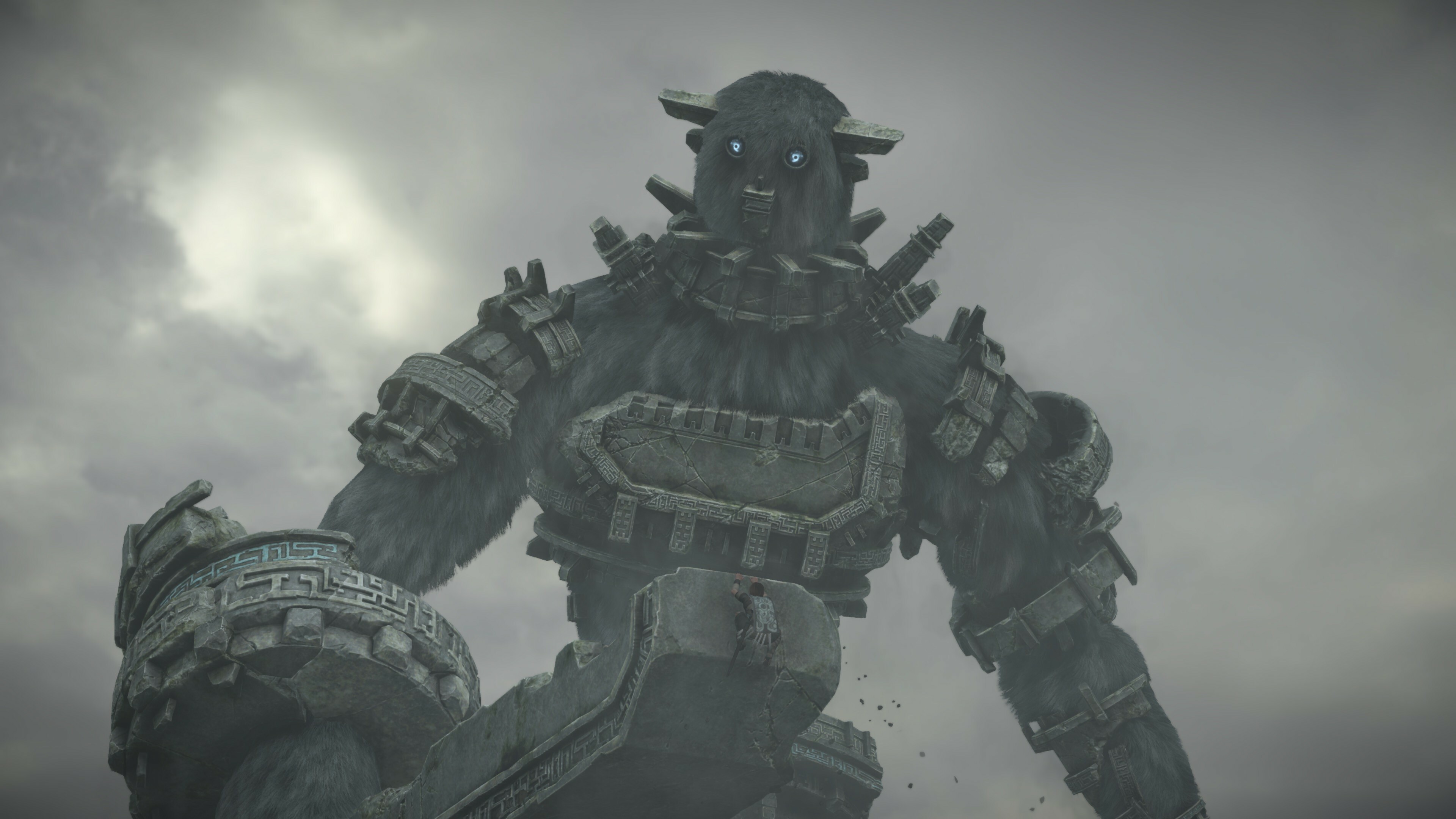 Shadow of the Colossus: E3 2017, Games, Gaius, One of three colossi that wield a weapon. 3840x2160 4K Background.