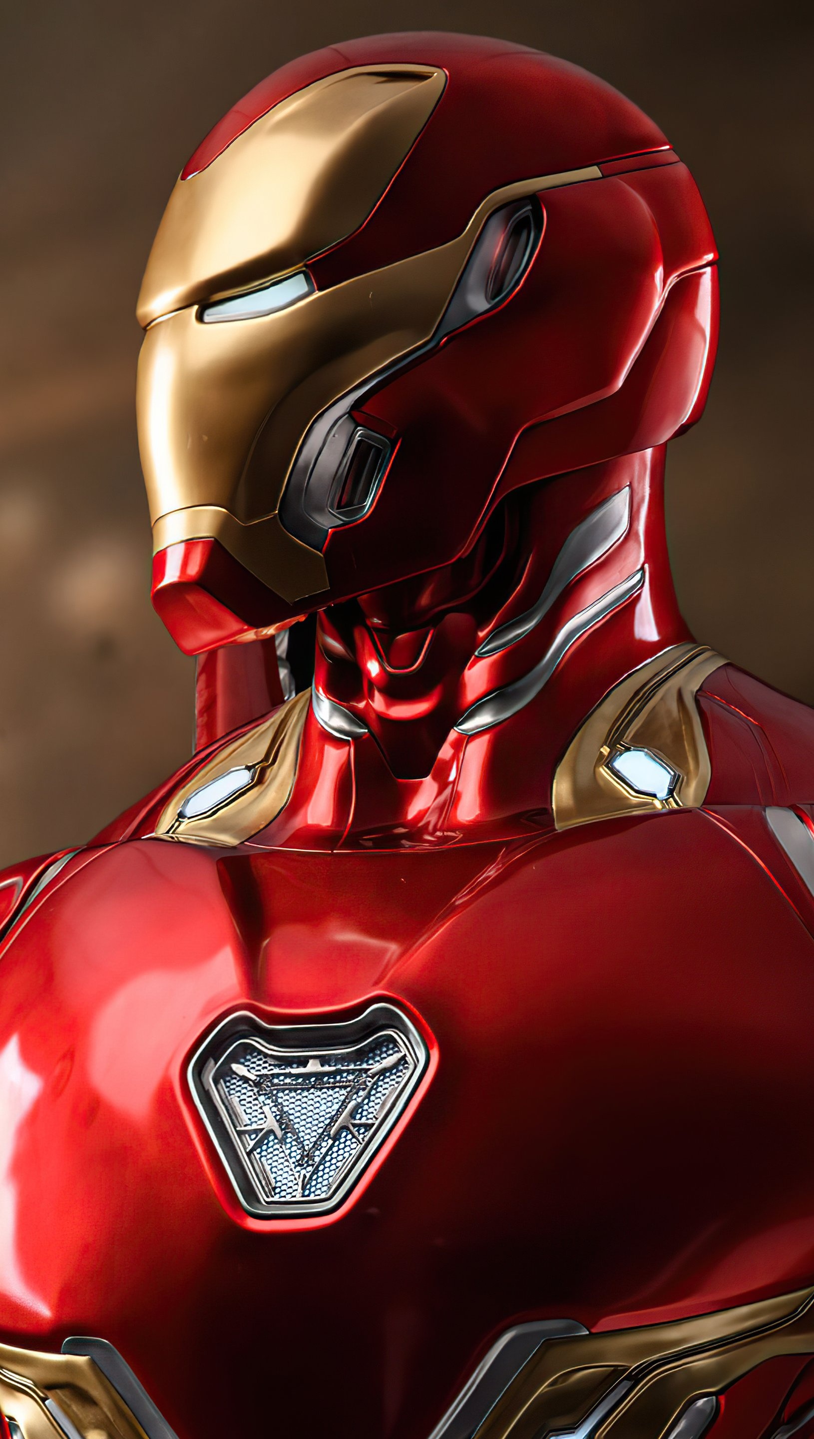 Iron Man Suit, Futuristic design, Hi-tech armor, Superhero icon, 1630x2880 HD Handy