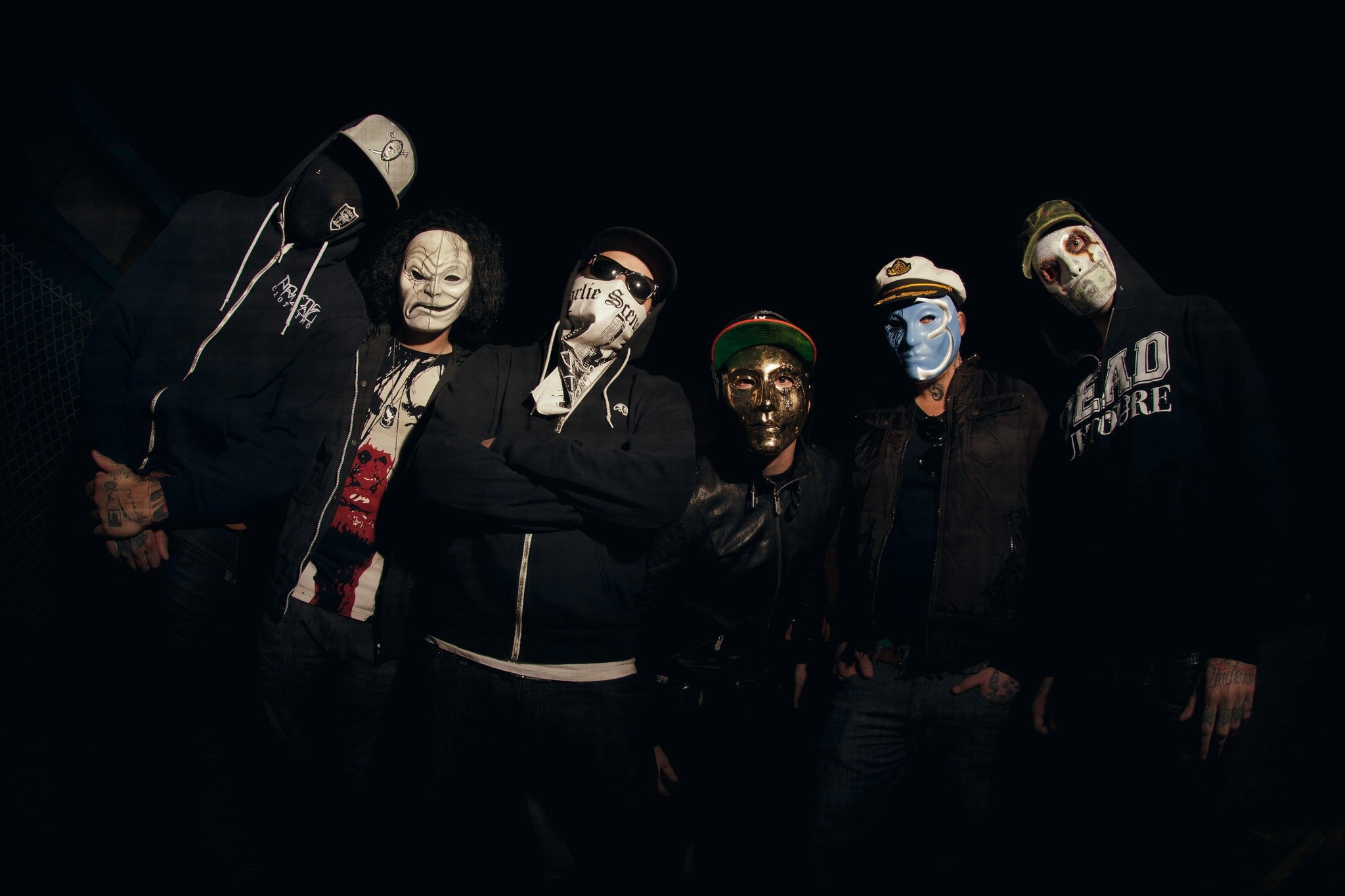 Hollywood Undead, Creative fan art, Bold and edgy, Celeb-inspired drawings, 2050x1370 HD Desktop