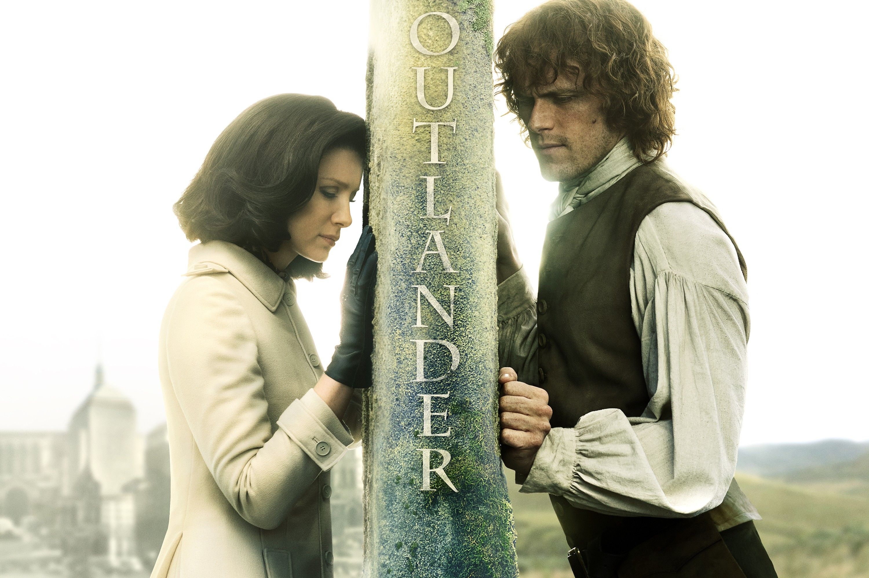 Outlander TV series, Action-packed drama, Scottish highlands, Time-travel romance, 3000x2000 HD Desktop