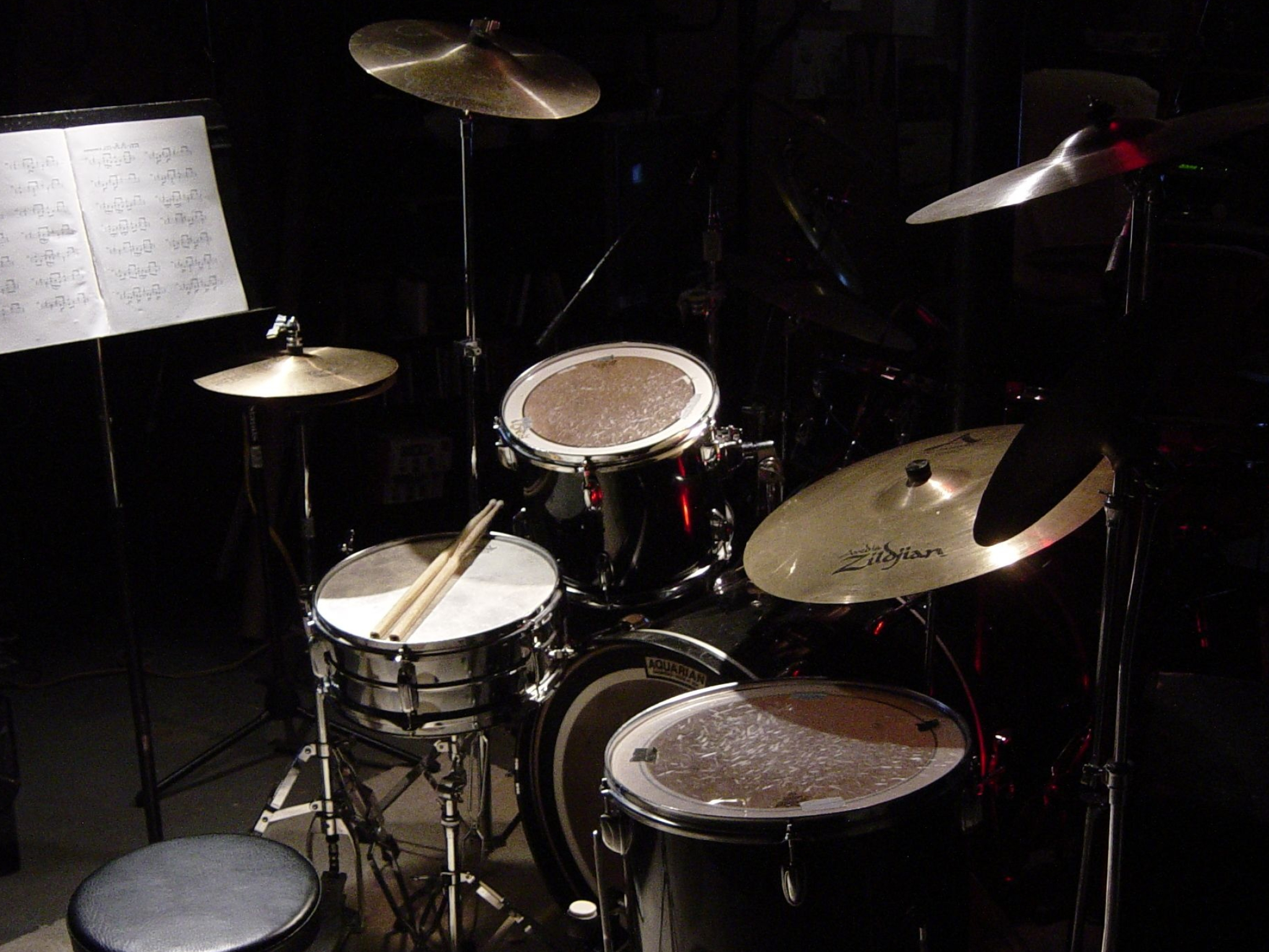 Drums: Orchestral Set, Avedis Zildjian Company, Idiophones And Membranophone. 2050x1540 HD Background.