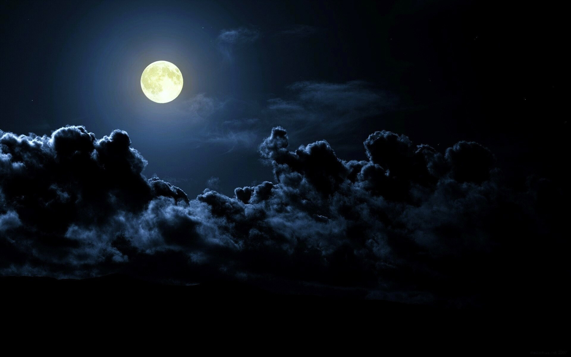Moon: The evening twilight, Moonlight, Darkness, Atmospheric phenomena. 1920x1200 HD Wallpaper.