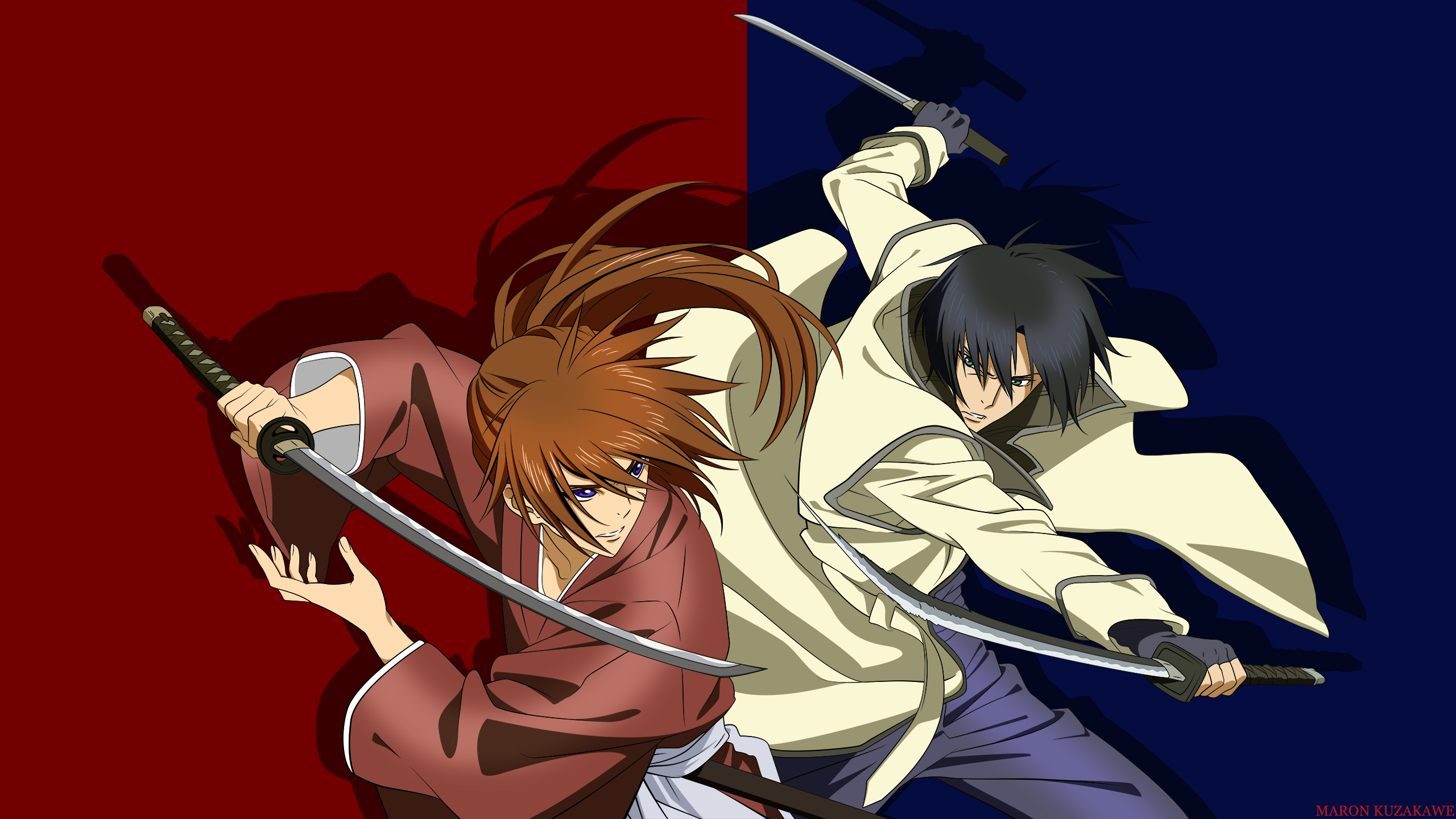 Kenshin, Free download, Aoshi images, 2560x1440 HD Desktop