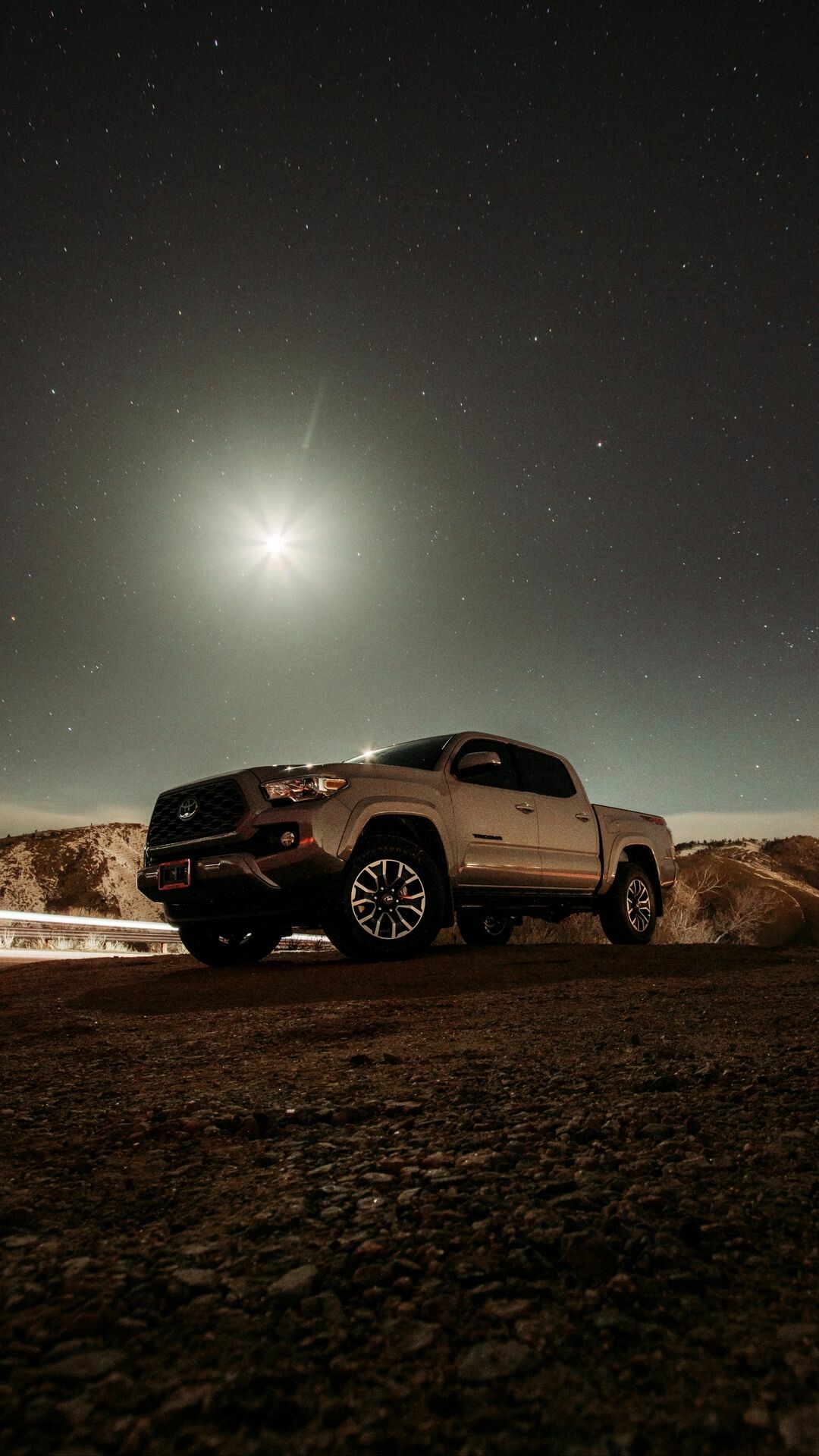 Toyota Tacoma: A pickup truck manufactured by the automobile manufacturer since 1995. 1080x1920 Full HD Wallpaper.