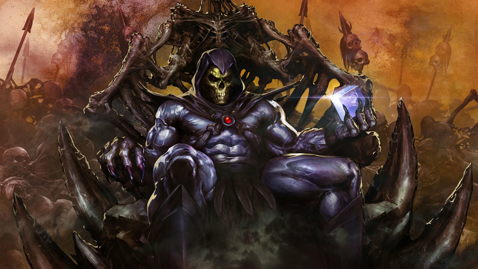He-Man: The Masters of the Universe, Skeletor, a self-proclaimed Overlord of Evil. 1920x1080 Full HD Wallpaper.