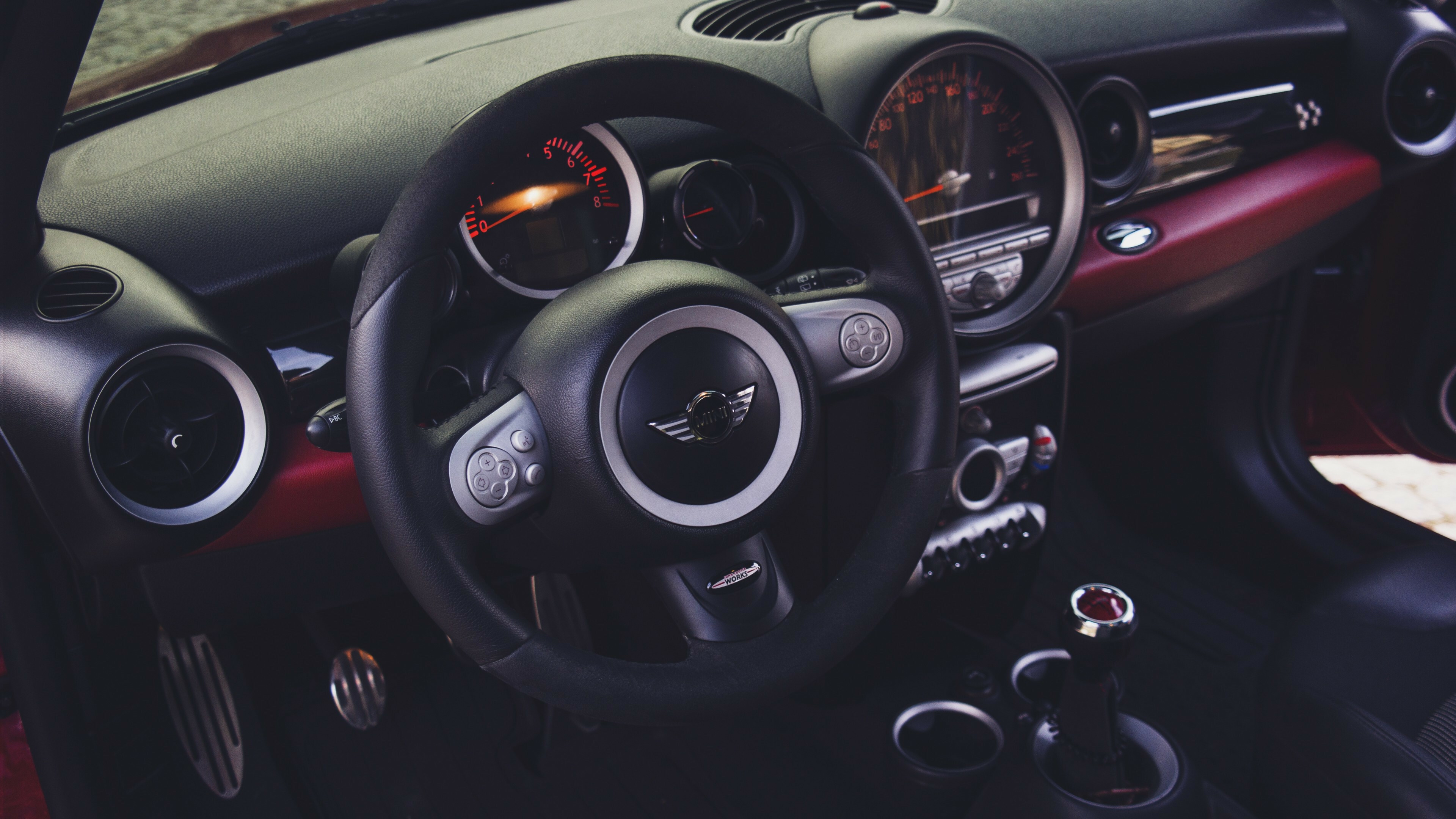 MINI Cooper: A British automotive marque founded in 1969, Cars, Interior. 3840x2160 4K Background.