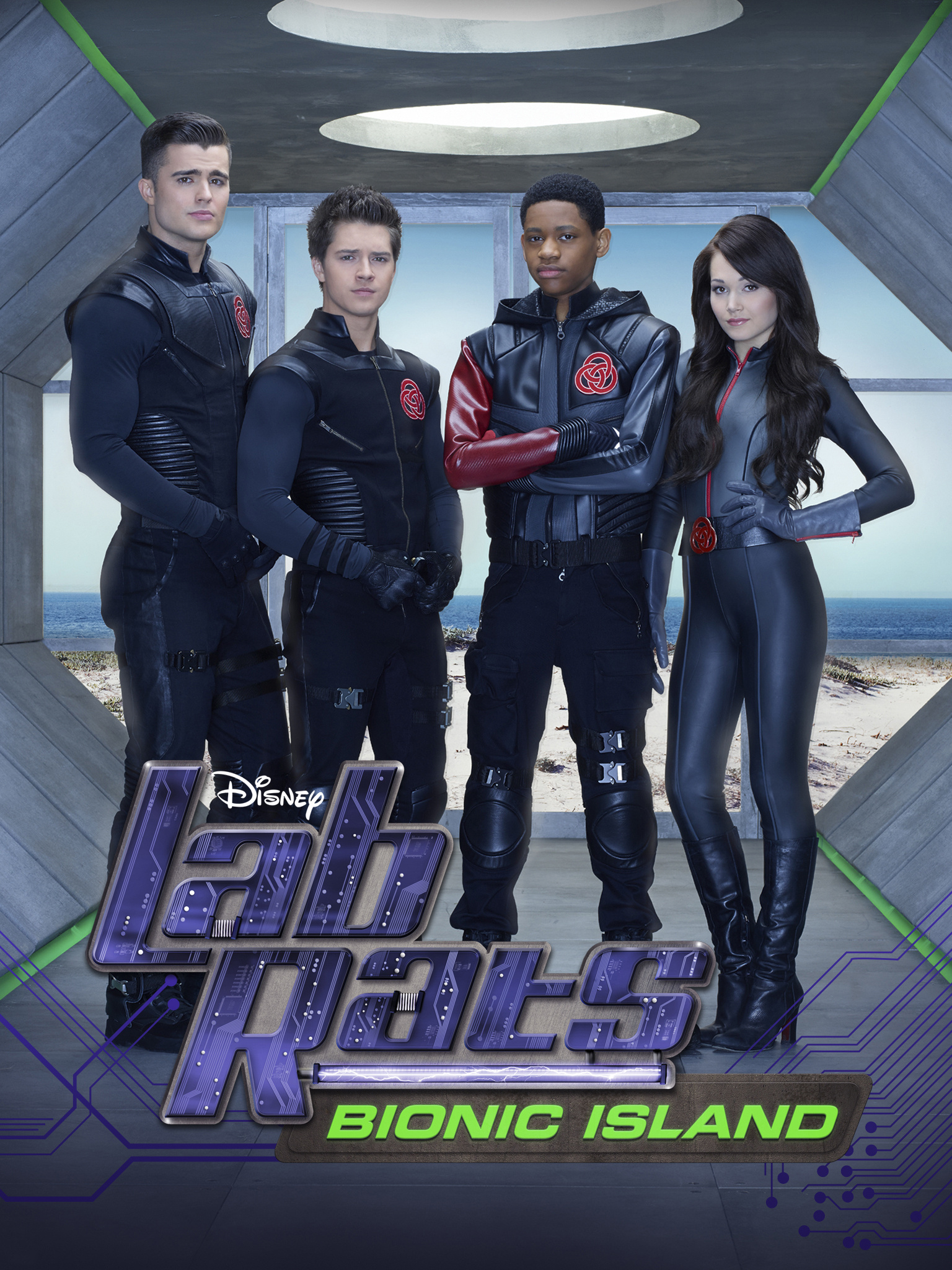 Lab Rats: Bionic Island, Action-packed episodes, Teenage superheroes, Science fiction setting, 1540x2050 HD Phone