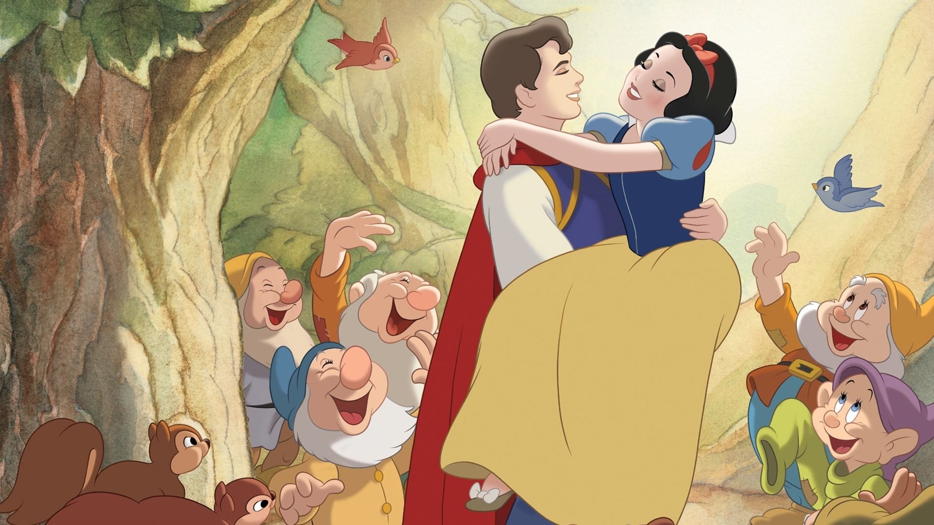 Snow White, Animation, Snow White and the Seven Dwarfs, Backdrops, 1920x1080 Full HD Desktop