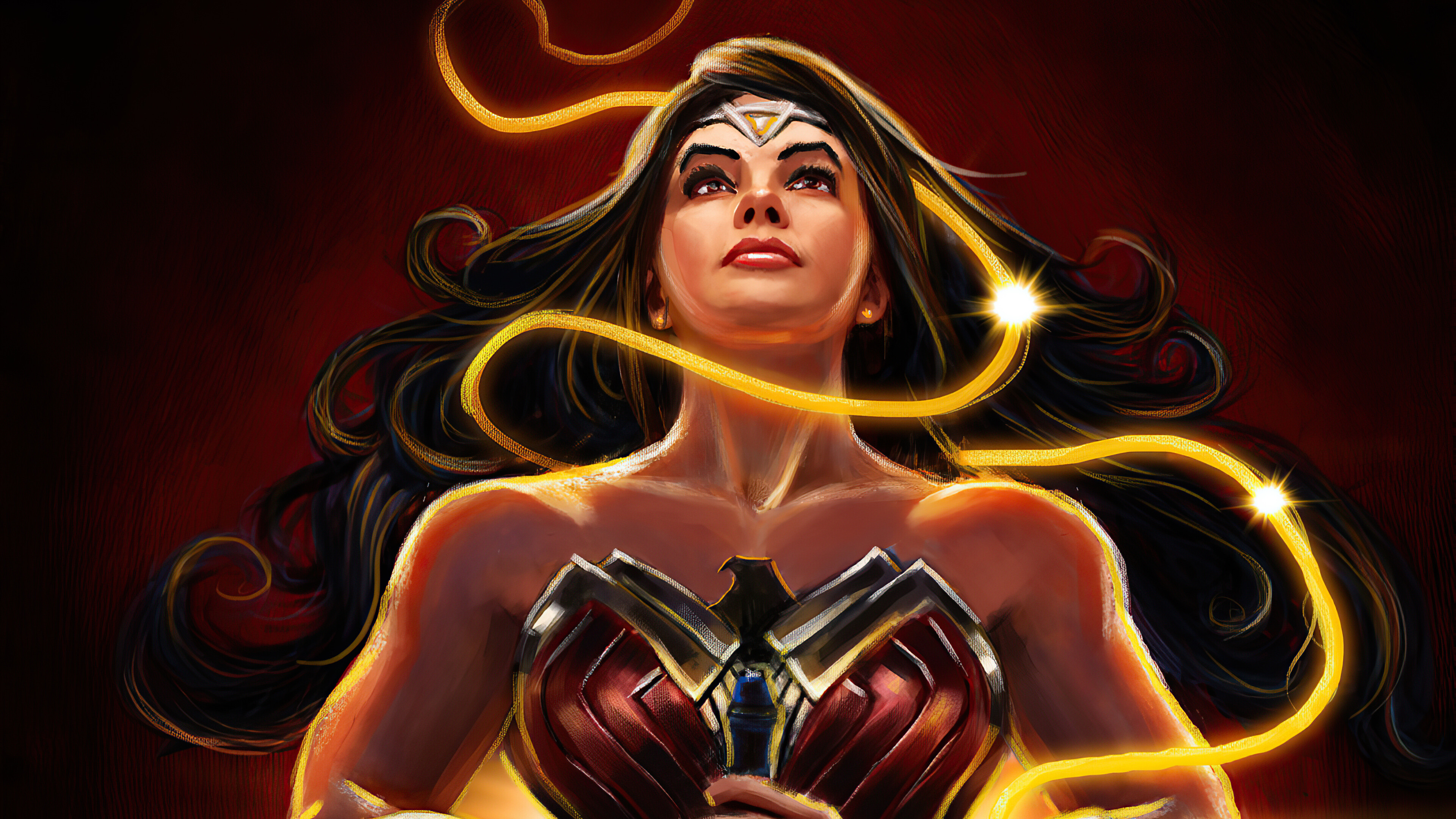 Wonder Woman Game, 4K Ultra HD, Background image, Comic superhero, 3840x2160 4K Desktop