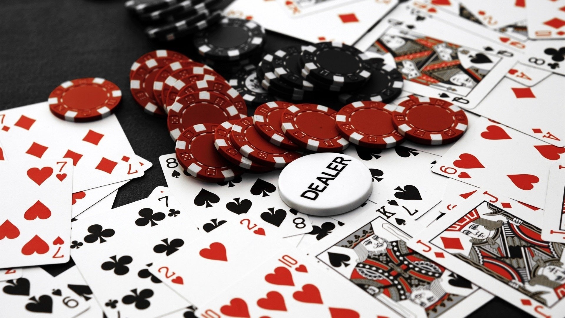 Poker: Casino, Dealer button, Dealer accessory packs, Card game. 1920x1080 Full HD Background.