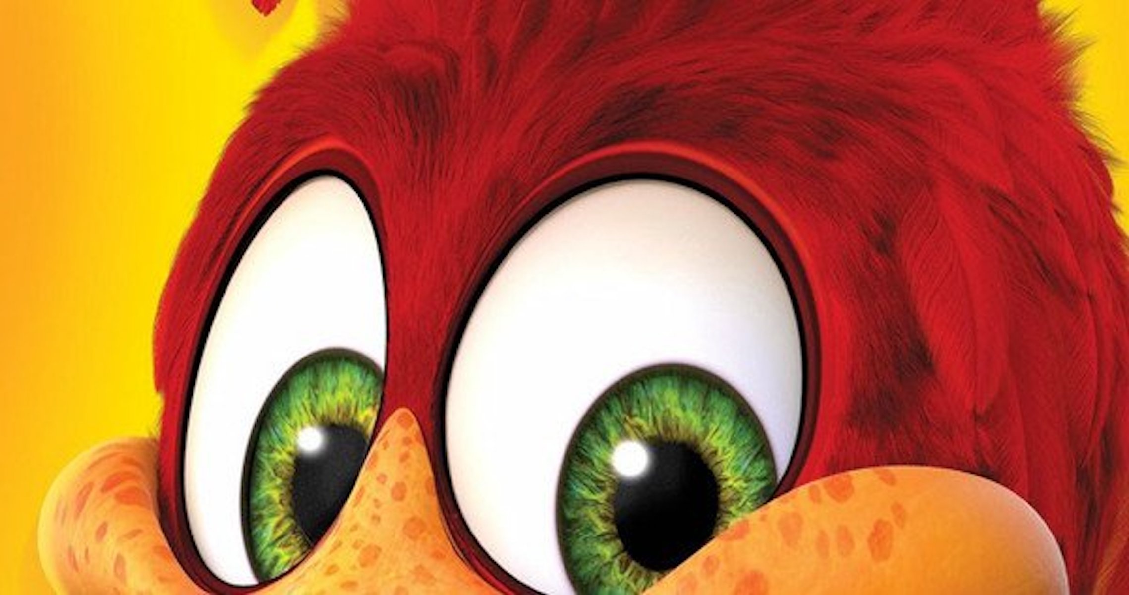 Woody Woodpecker, Scary trailer, Horror movie vibes, Animated character, 2280x1200 HD Desktop