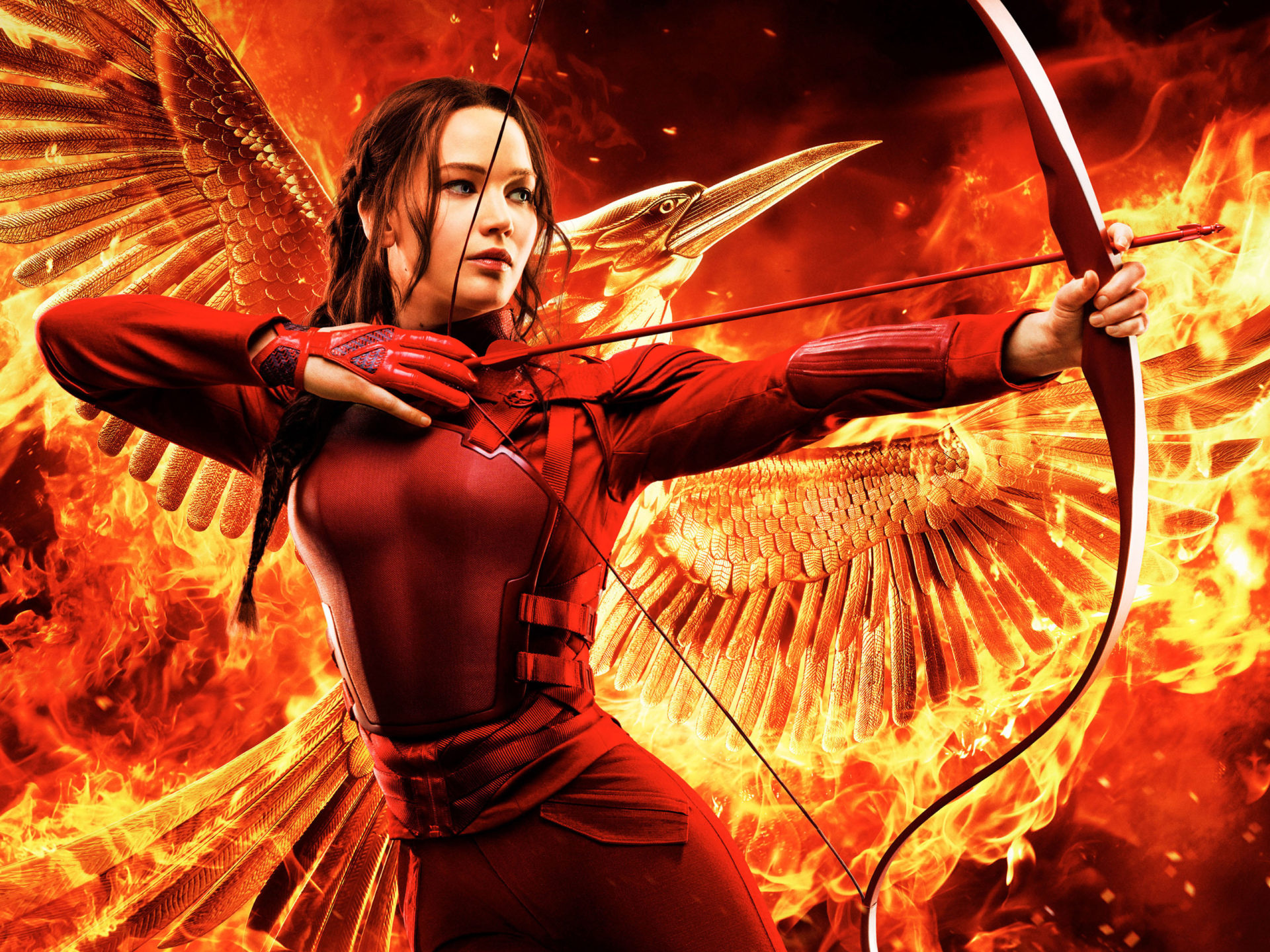 Hunger Games: Mockingjay Part 2, The fourth installment in the film series. 1920x1440 HD Background.