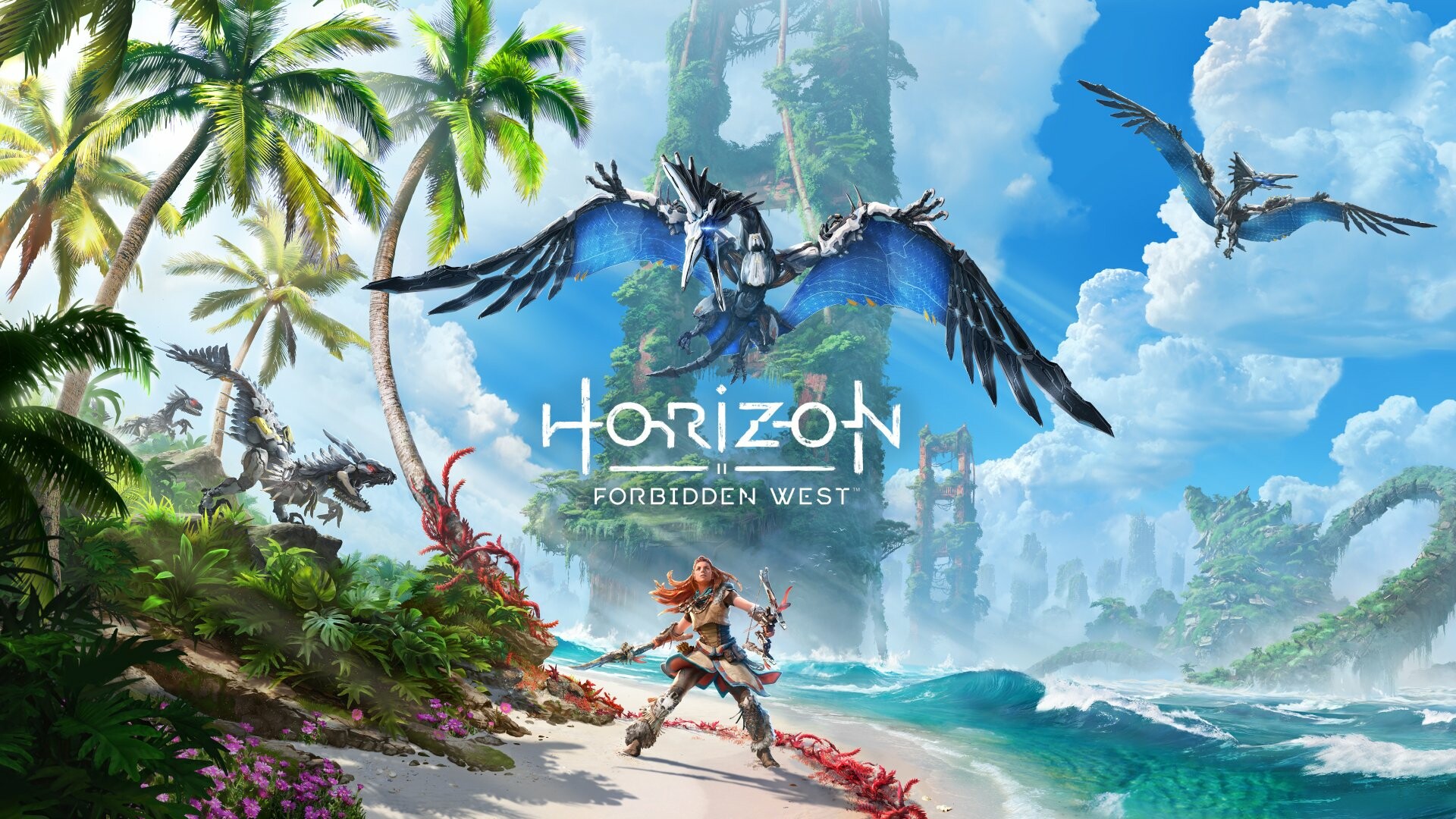 Horizon Forbidden West, HD wallpapers, Stunning visuals, Aloy's adventure, 1920x1080 Full HD Desktop