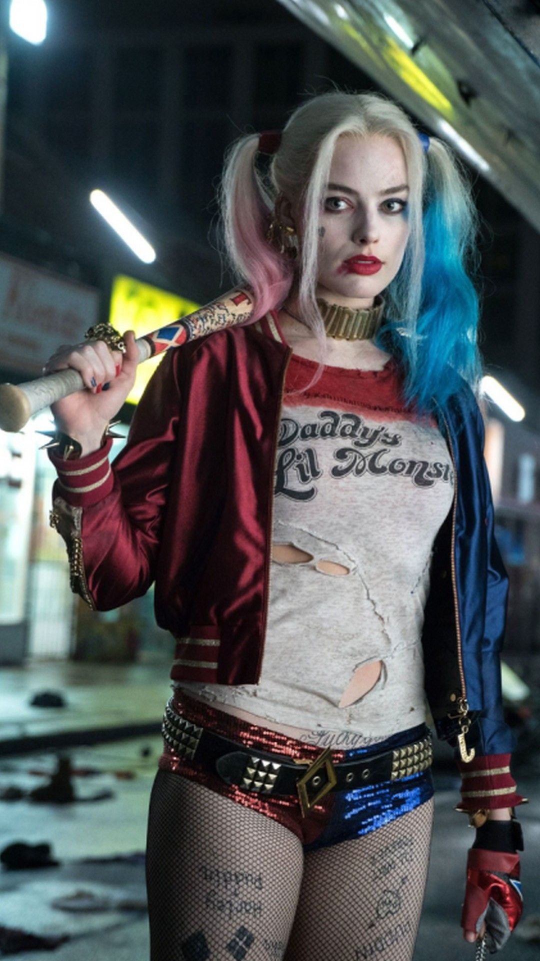 Margot Robbie, Harley Quinn, Movies, Villain, 1080x1920 Full HD Phone