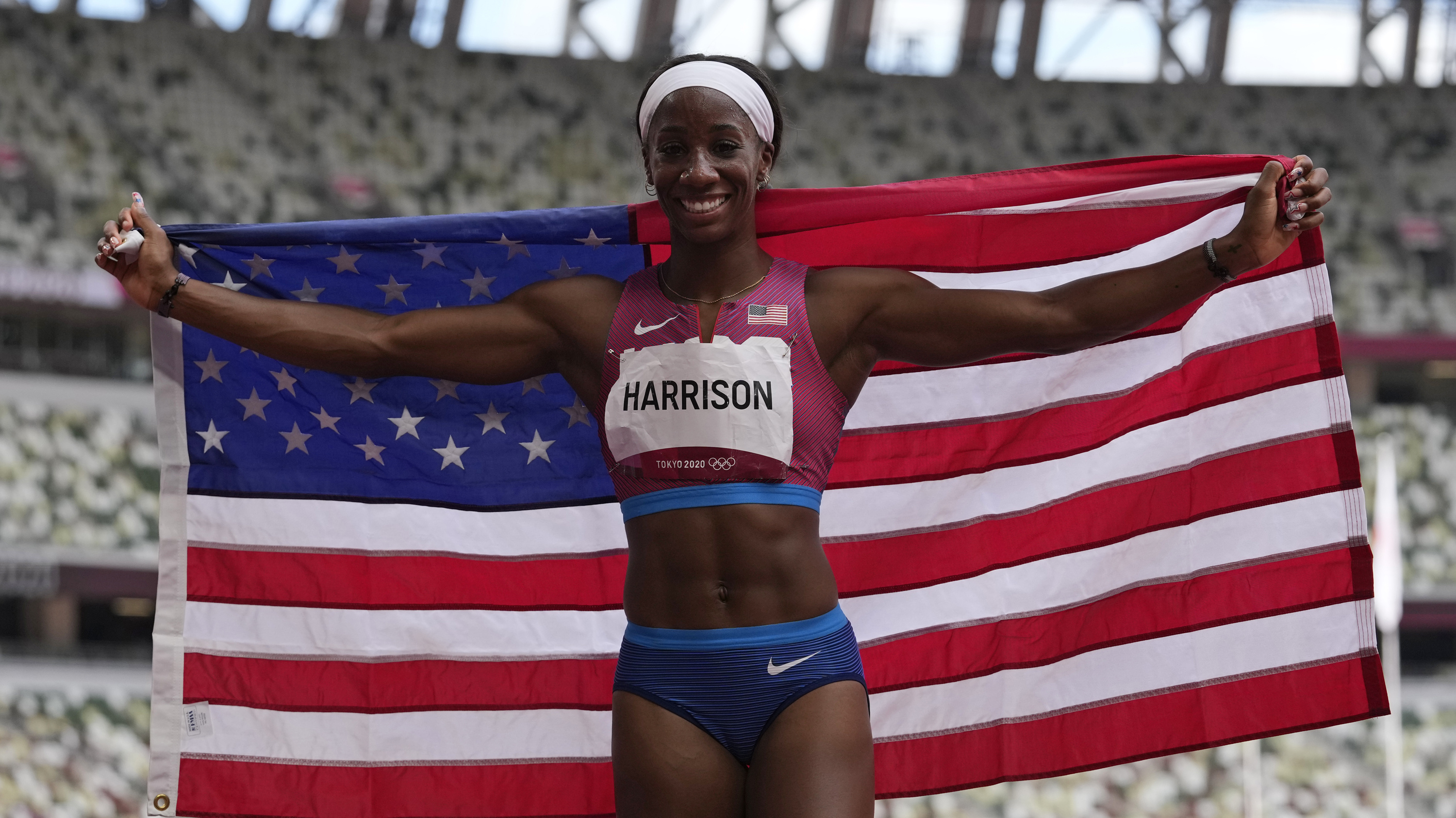 Kendra Harrison, Tokyo Olympics, Silver in 100m hurdles, KIRO 7 News, 3000x1690 HD Desktop