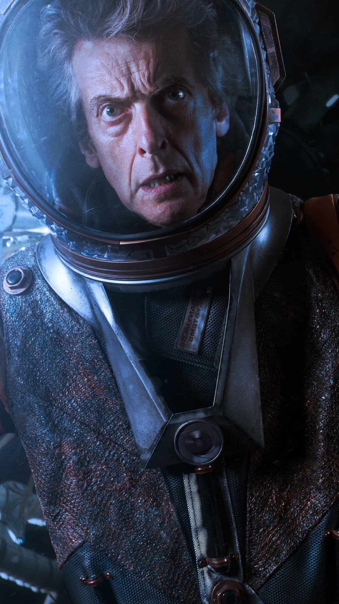 Doctor Who: "Oxygen", The fifth episode of the tenth series, Peter Capaldi. 1080x1920 Full HD Background.