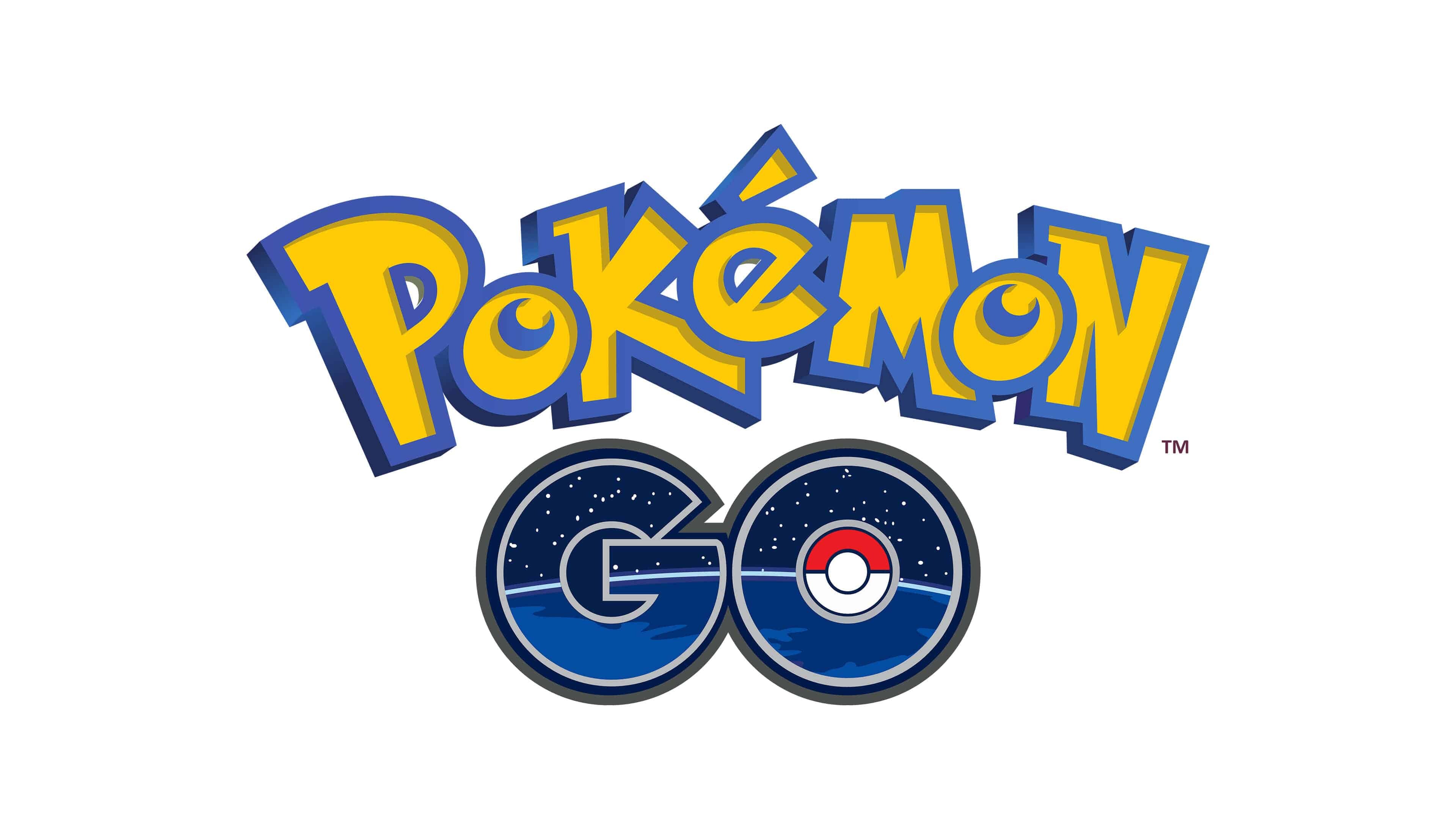 Pokemon GO: Logo. 3840x2160 4K Background.