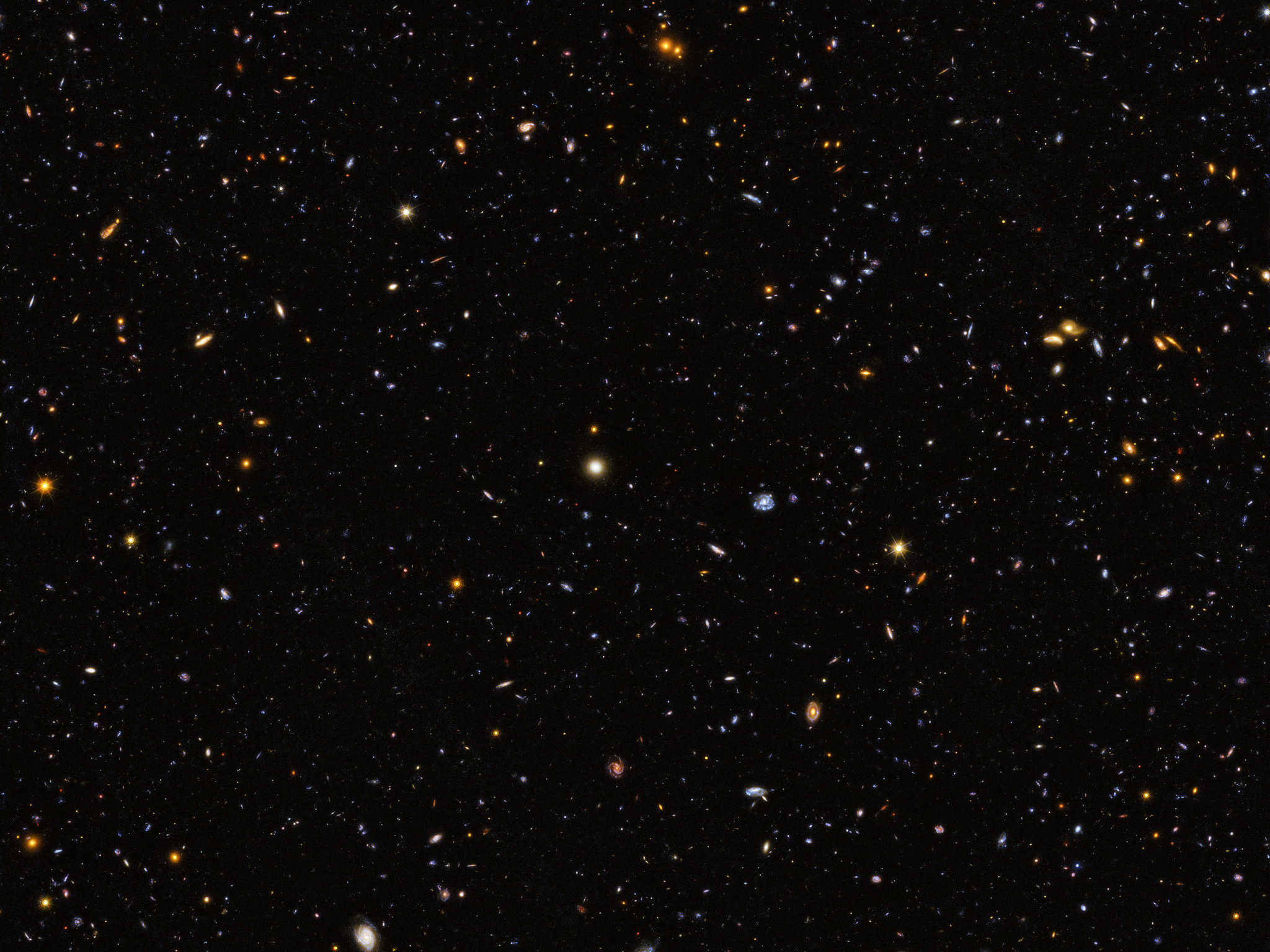 Hubble Deep Field, Deep UV observations, South Hubble GOODS, Cutting-edge space exploration, 2050x1540 HD Desktop