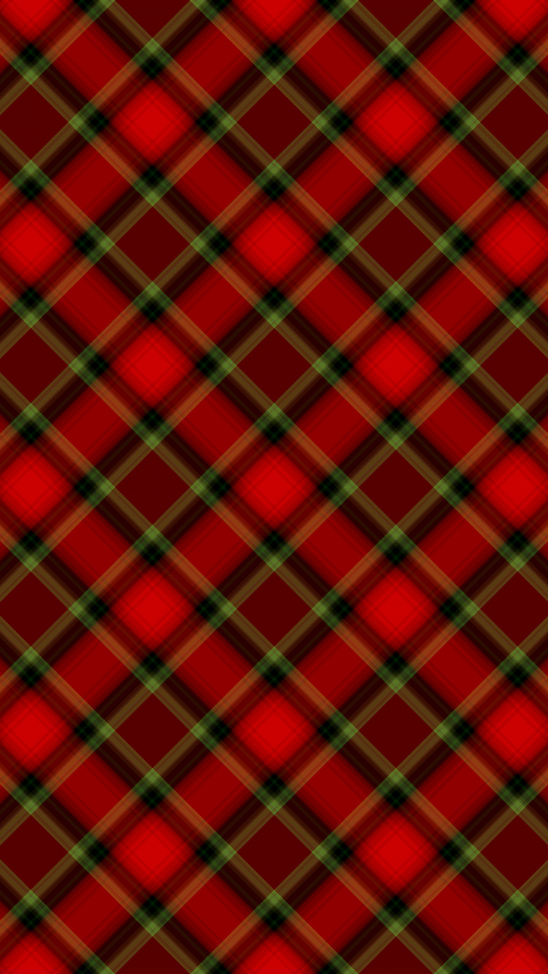 Red Checked, Forest City, Fashionista, Green, 1080x1920 Full HD Phone
