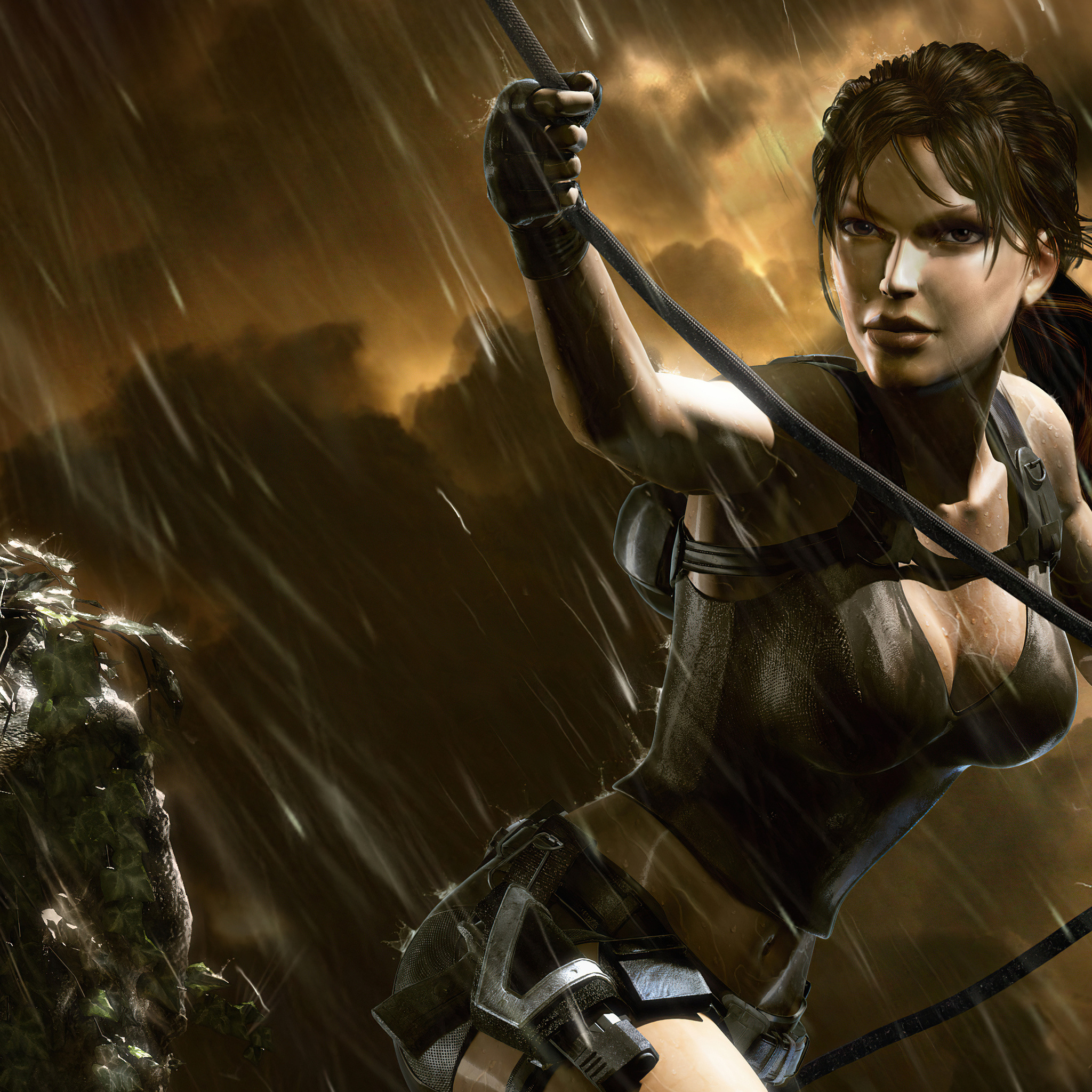 Tomb Raider: Underworld game, HD wallpapers, Captivating art, Gaming gallery, 2050x2050 HD Phone