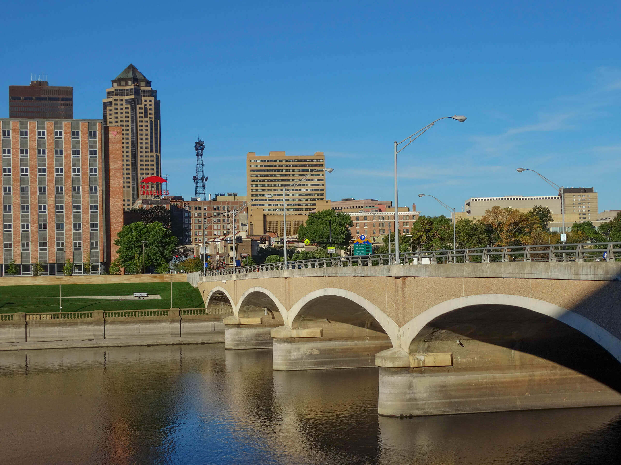 Des Moines, Grand Avenue Bridge, Replacement, Des Moines River, 2400x1800 HD Desktop