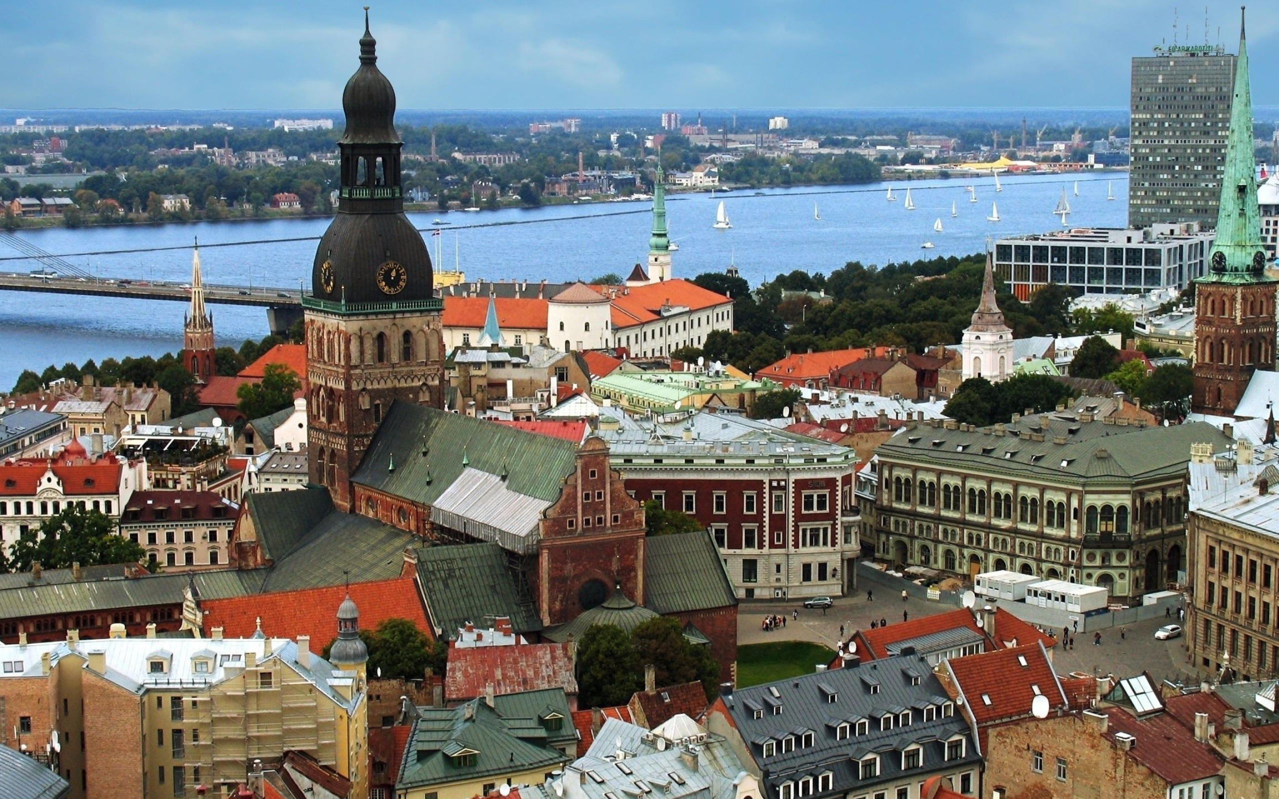 Latvia Travels, Riga landmarks, Beautiful nature, Cultural heritage, 2560x1600 HD Desktop