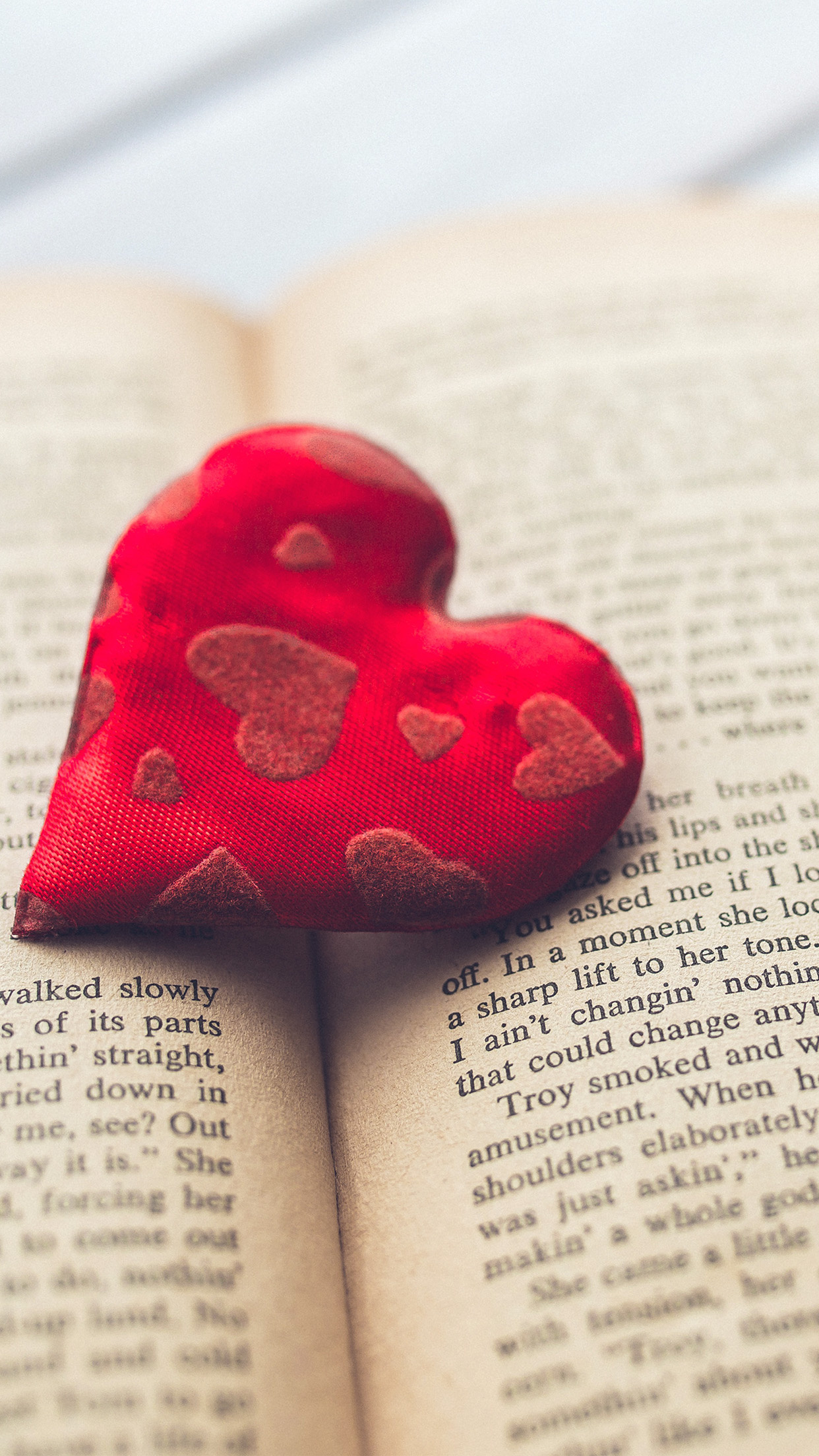 Heart love book read, Emotional connection, Romantic storytelling, iPhone11 wallpaper, 1250x2210 HD Phone