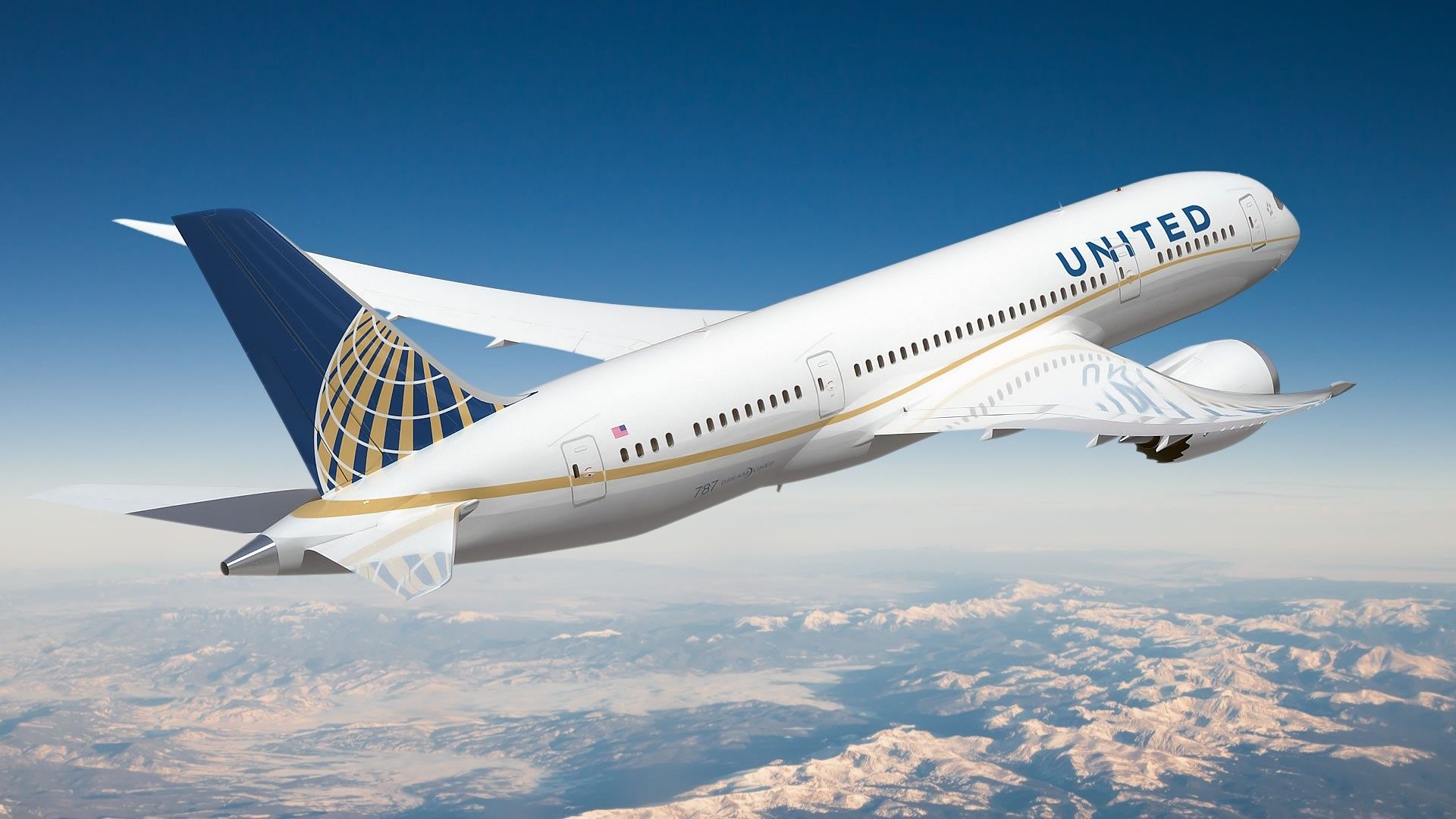 United Airlines, Pretty picture background, Airline reservations, Airline booking, 1920x1080 Full HD Desktop