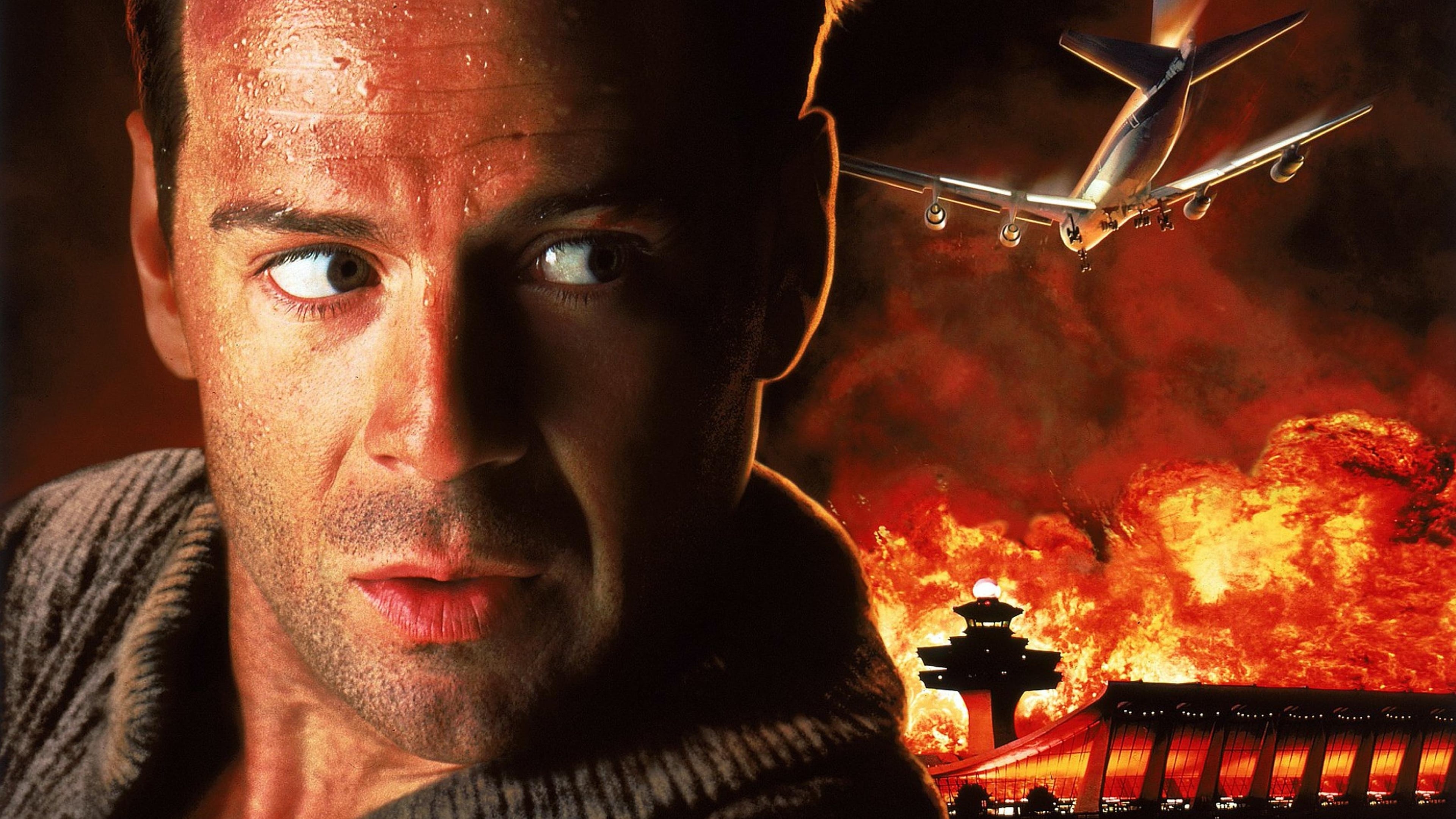 Die Hard 2, Bruce Willis, Action thriller, 3840x2160 4K Desktop