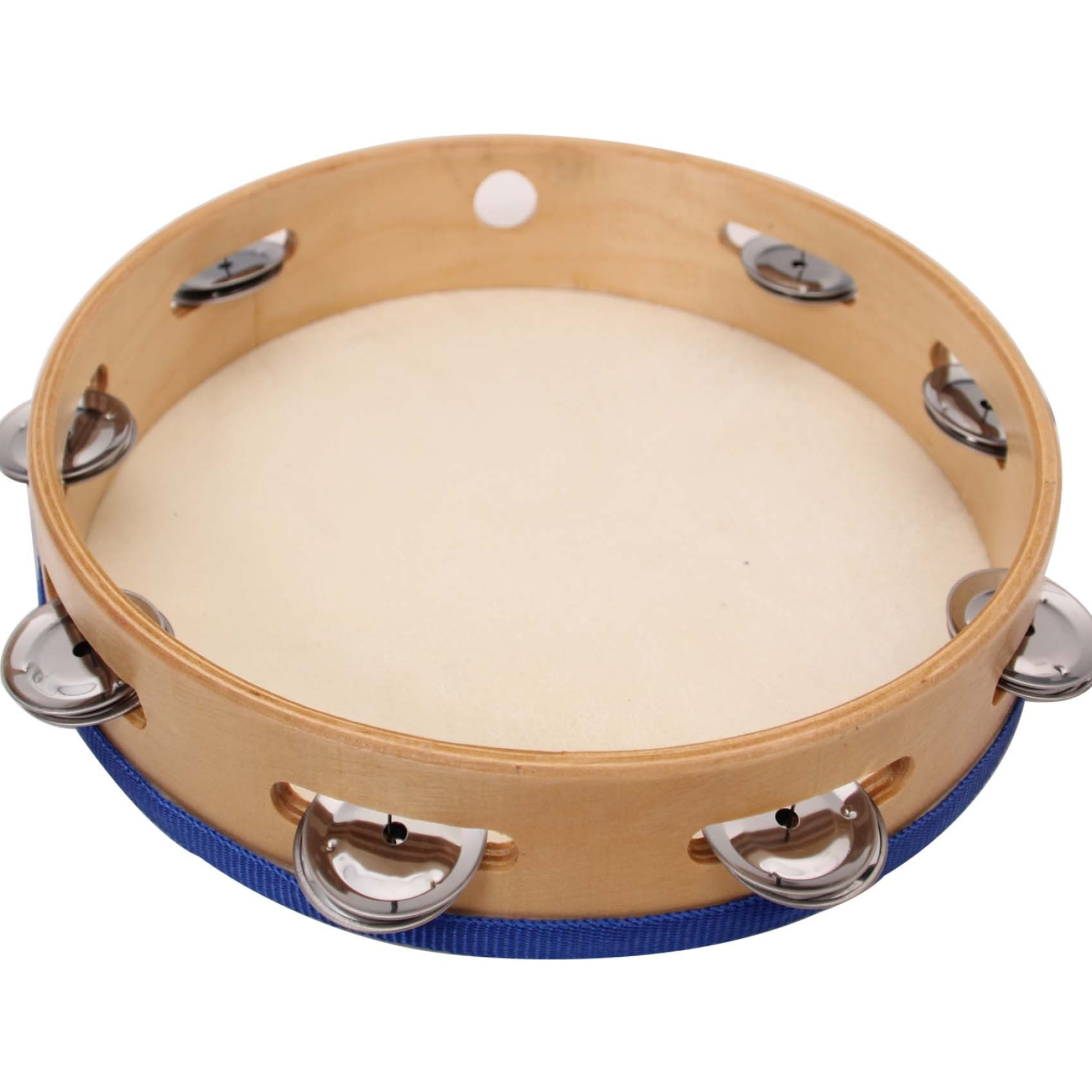 Tambourine: Musical Wood Instrument For Training Playing Skills, Drumhead, Composite Material. 2100x2100 HD Wallpaper.