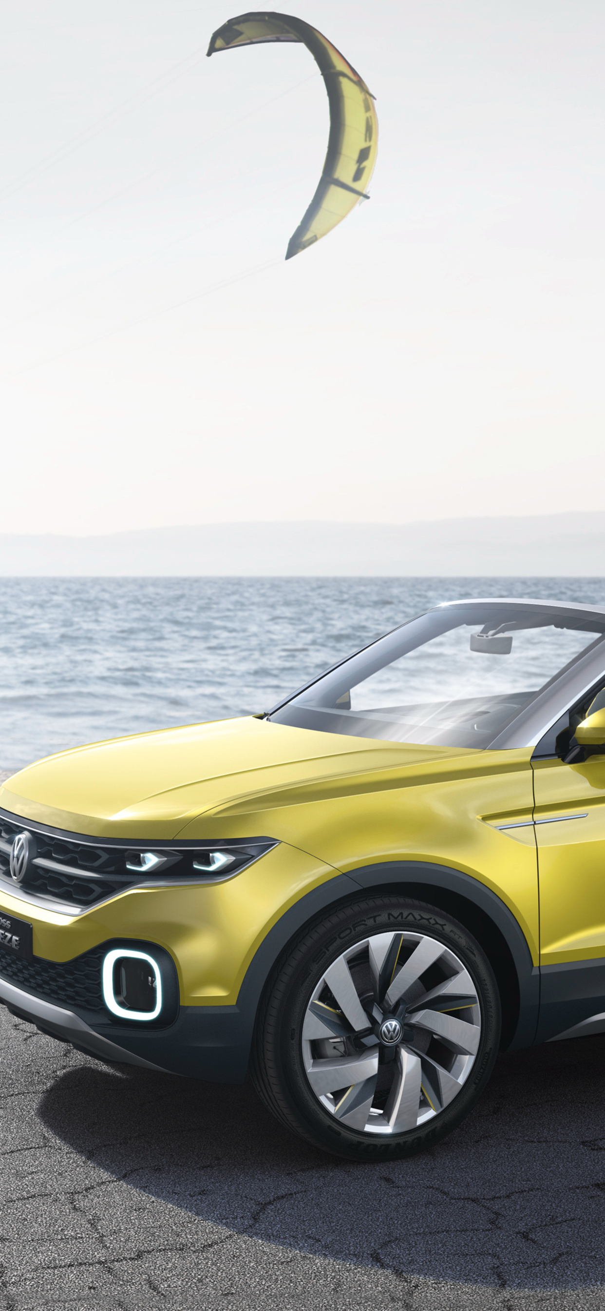 Volkswagen T-Cross, Breeze concept, Cutting-edge technology, High-quality wallpapers, 1250x2690 HD Handy