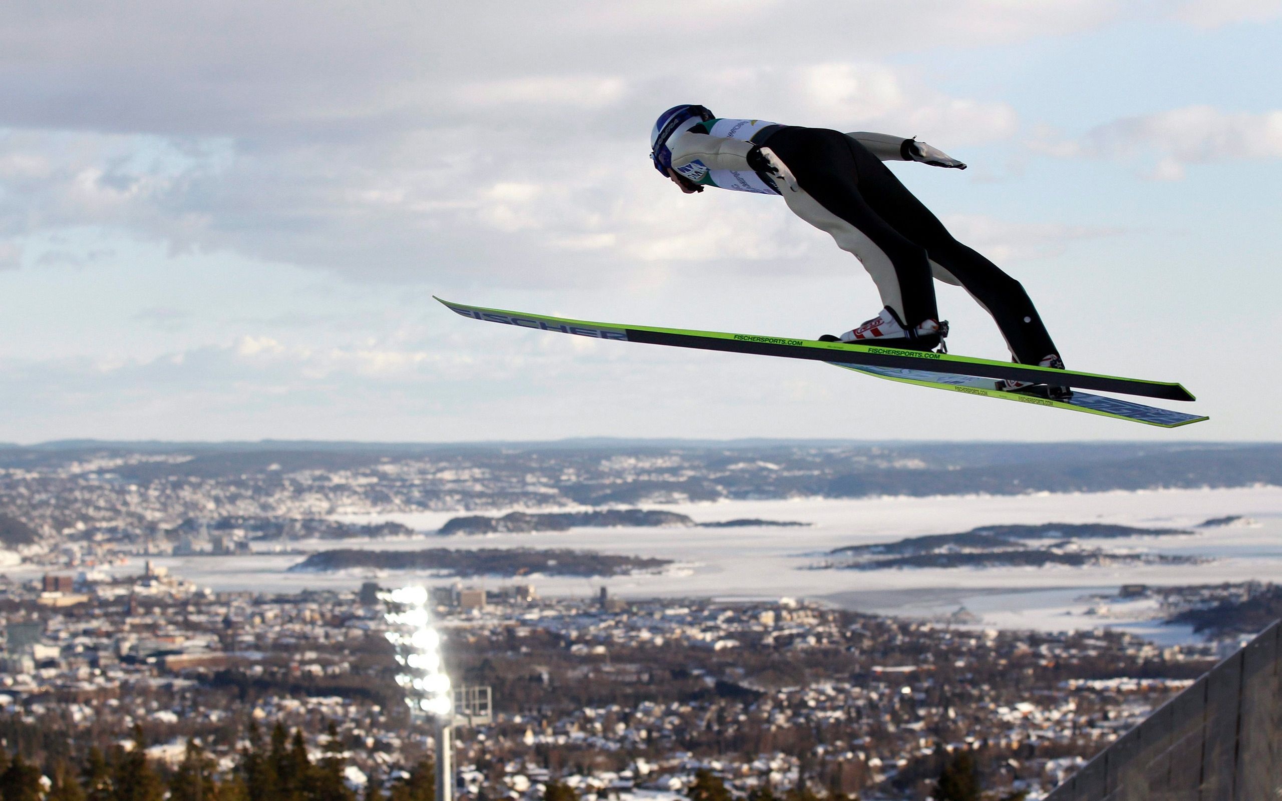 Ski jumping, Amazing sport wallpapers, Skiing aesthetics, Exciting camera shots, 2560x1600 HD Desktop