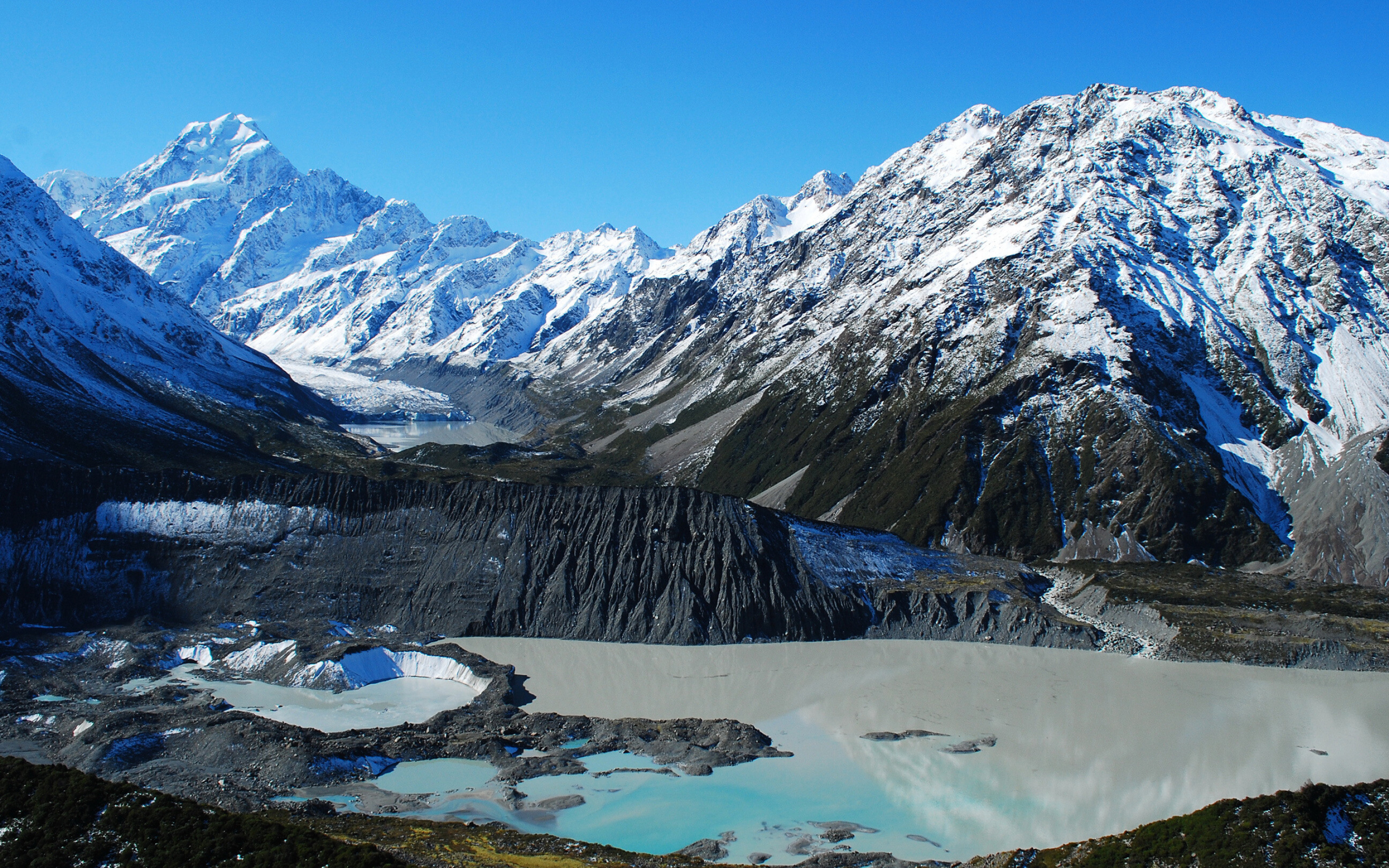 New Zealand: Mount Cook, Nature, The country is divided into sixteen regions for local government purposes. 2880x1800 HD Wallpaper.