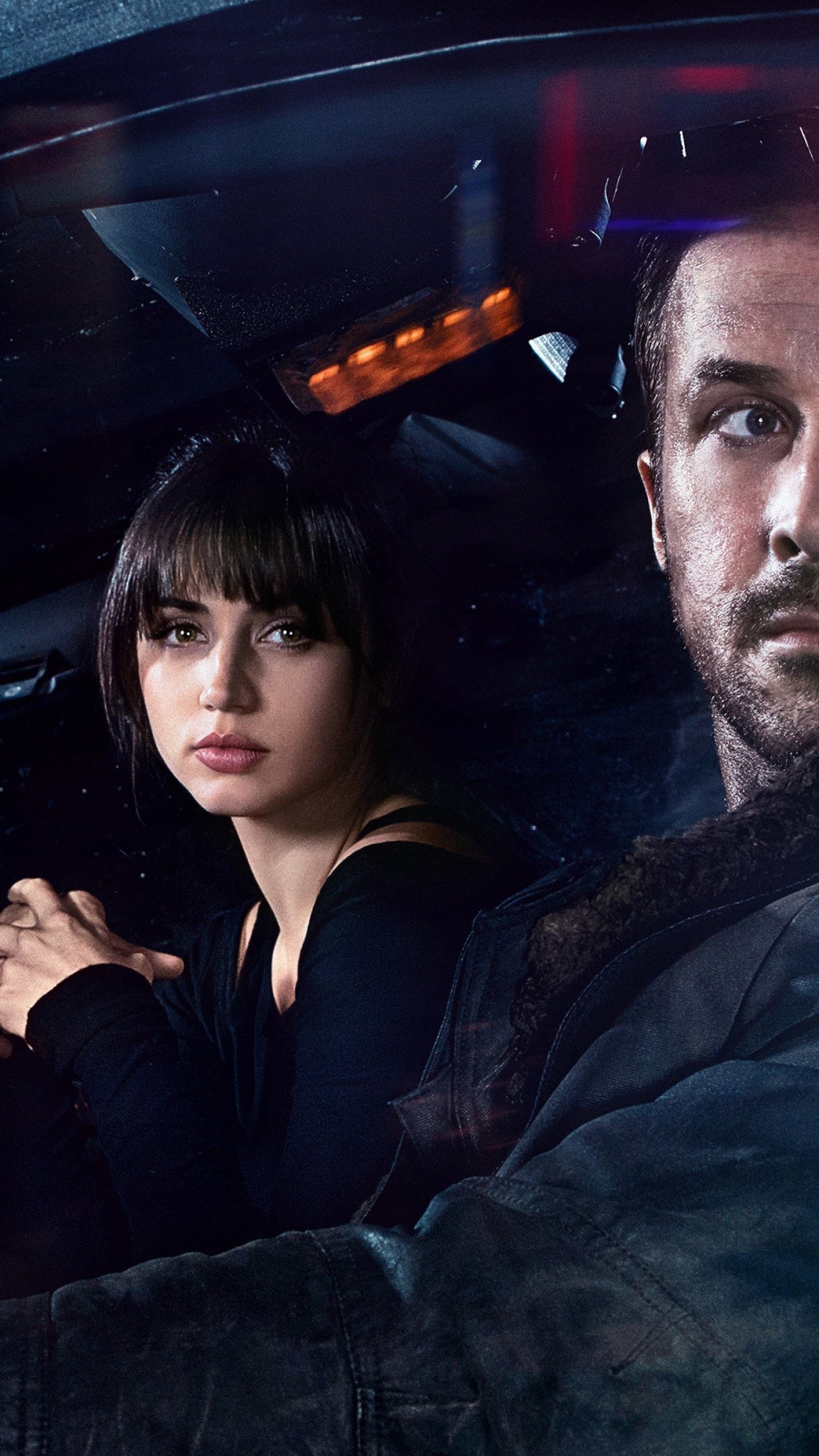 Ana de Armas, Blade Runner 2049, Movie actress, Ryan Gosling co-star, 1440x2560 HD Phone