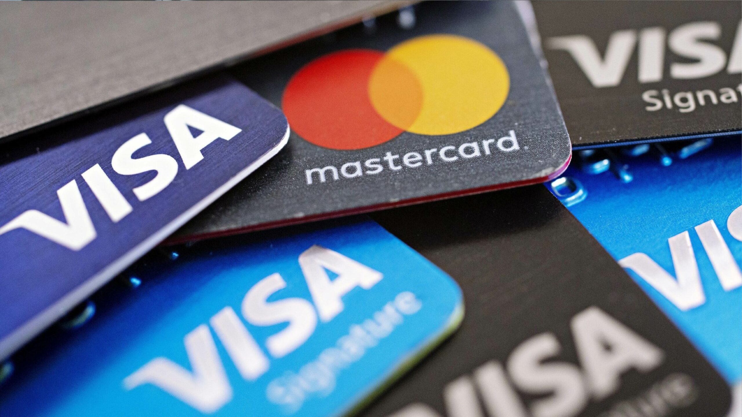 Mastercard: A debit card, Visa, Famous banking products. 2560x1440 HD Wallpaper.