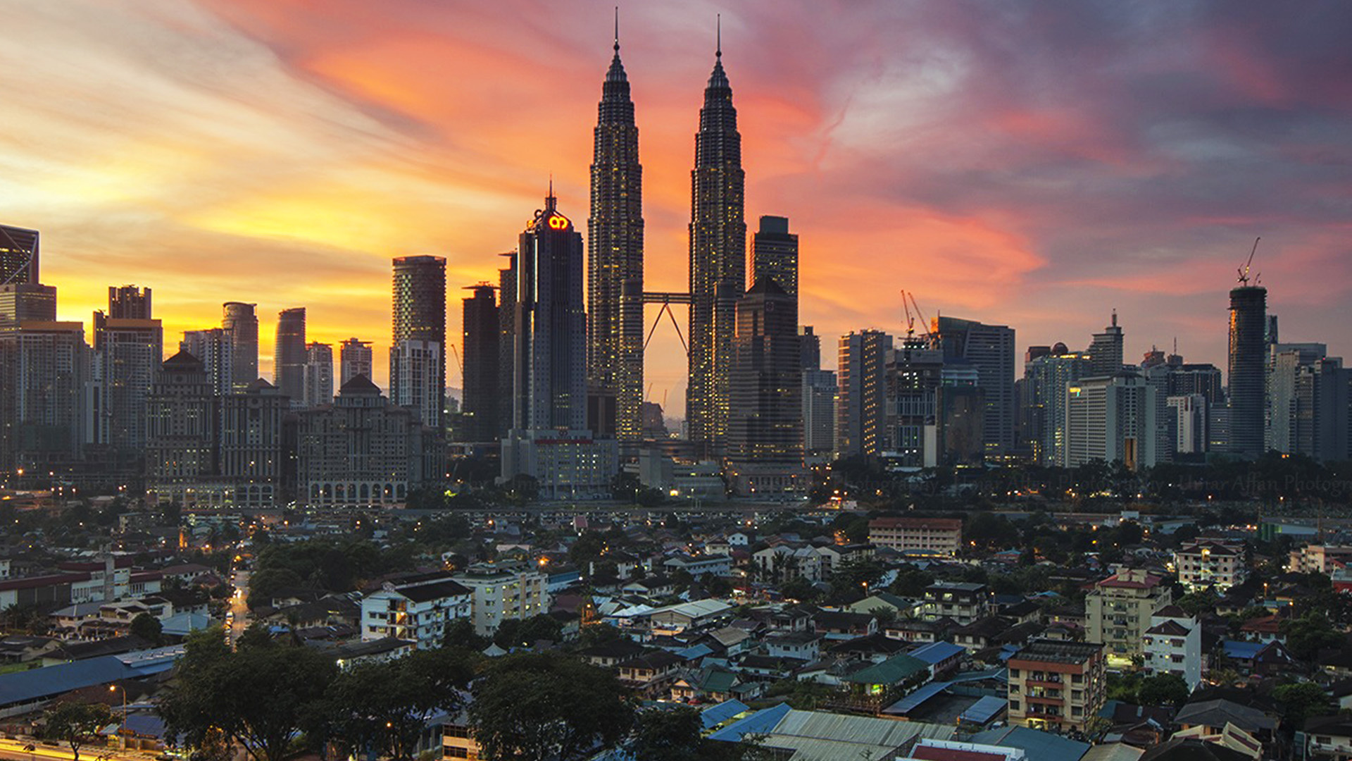 Petronas Twin Towers, NE02, Kuala Lumpur, City wallpaper, 1920x1080 Full HD Desktop